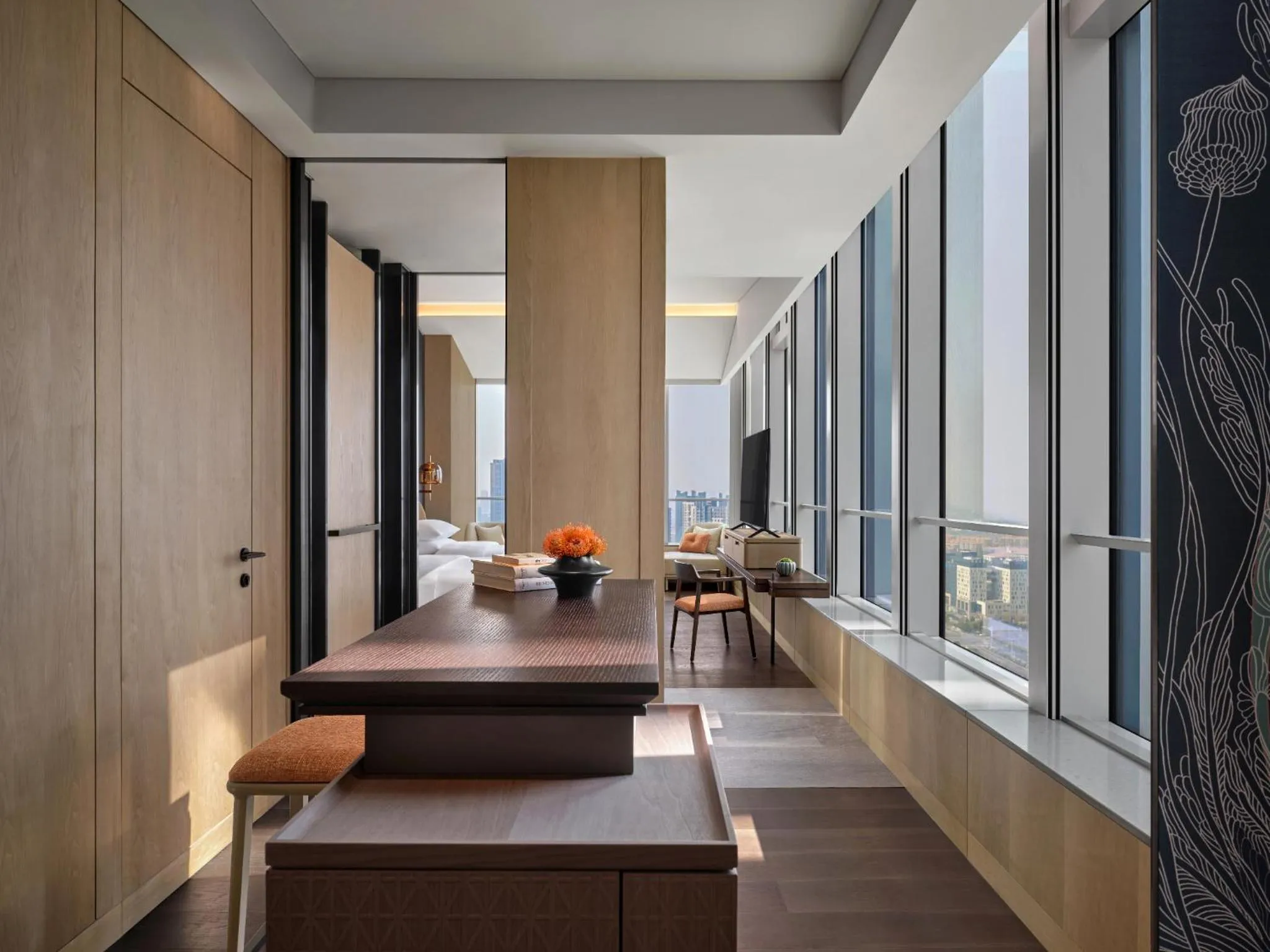 Living room in Andaz Nanjing Hexi, By Hyatt