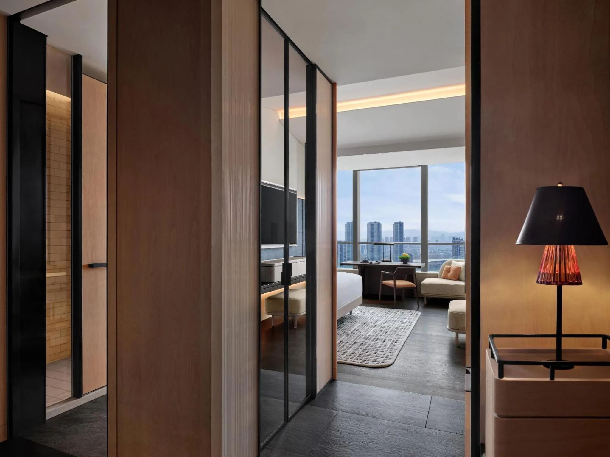 Living room in Andaz Nanjing Hexi, By Hyatt