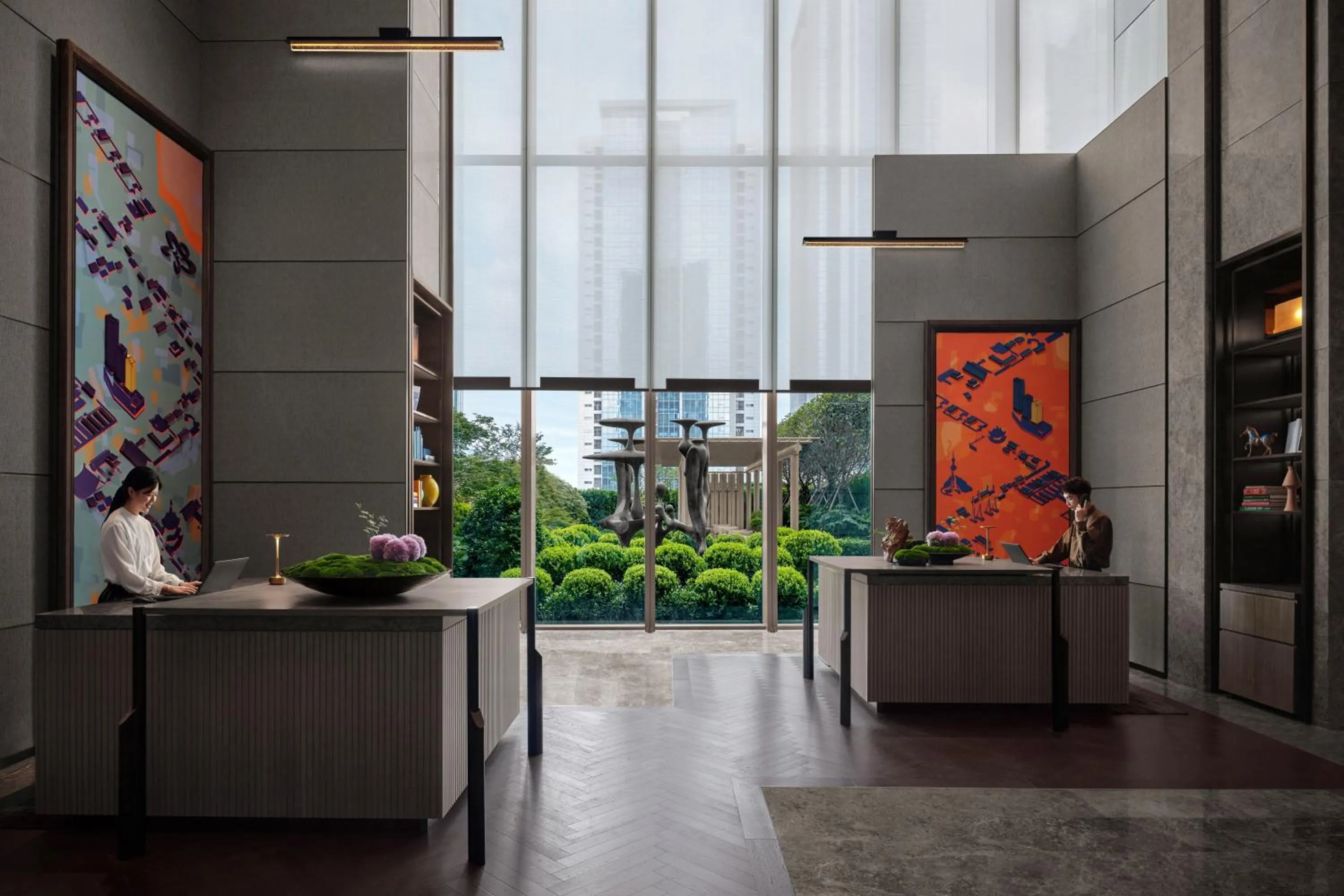 Lobby or reception in Andaz Nanjing Hexi, By Hyatt