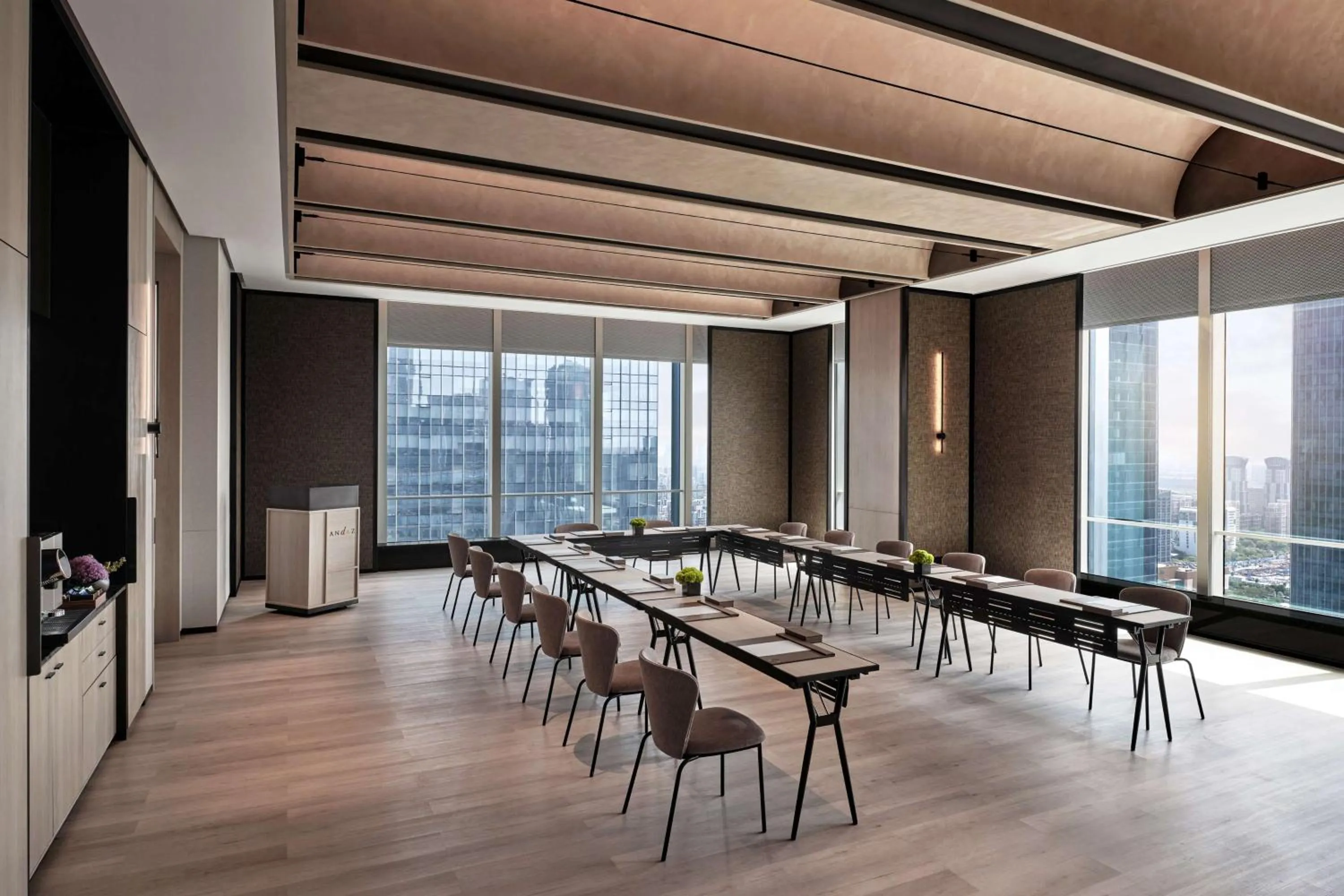 Meeting/conference room in Andaz Nanjing Hexi, By Hyatt