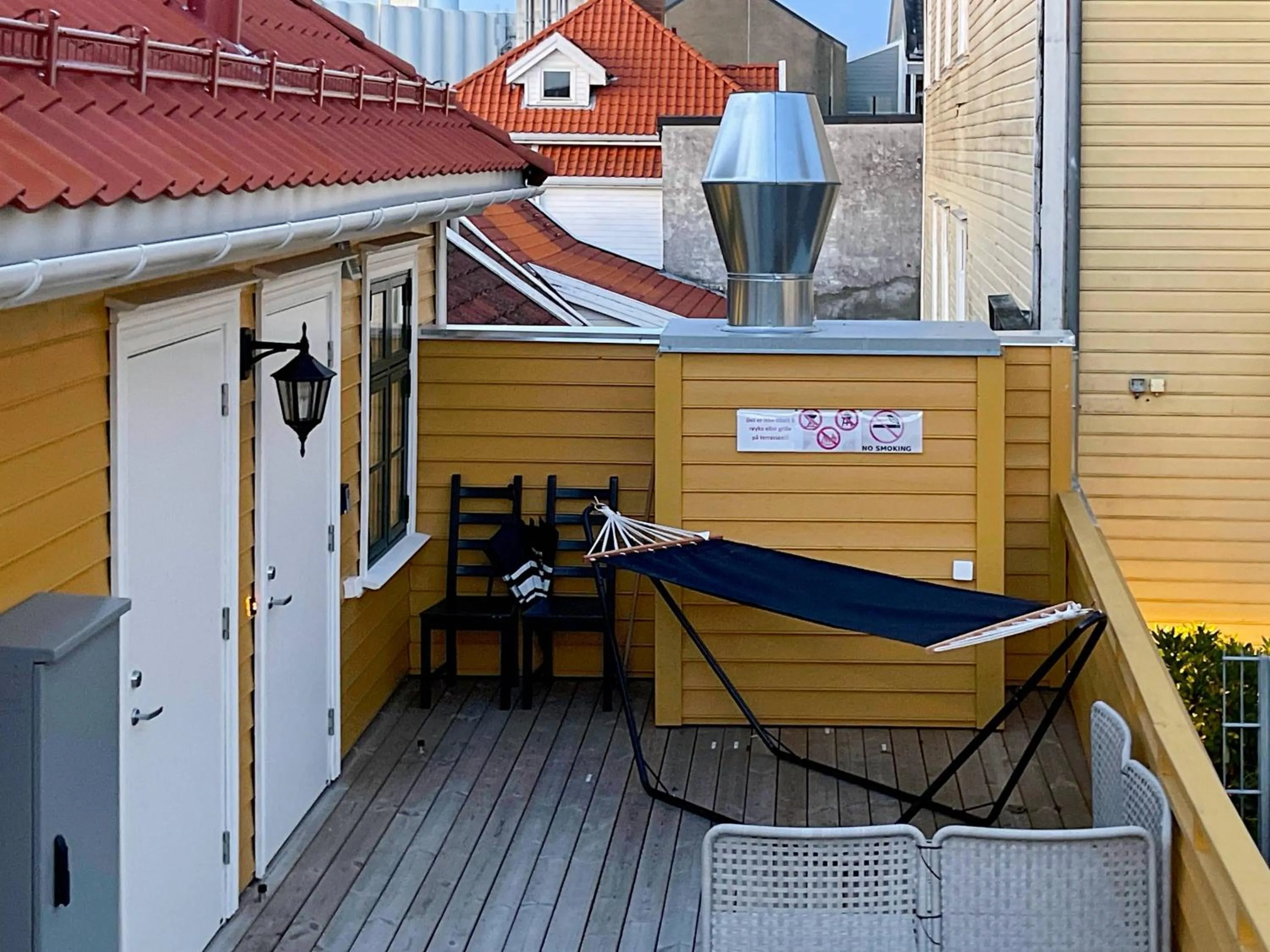 Balcony/Terrace in Stavanger Bnb at nicolas 11