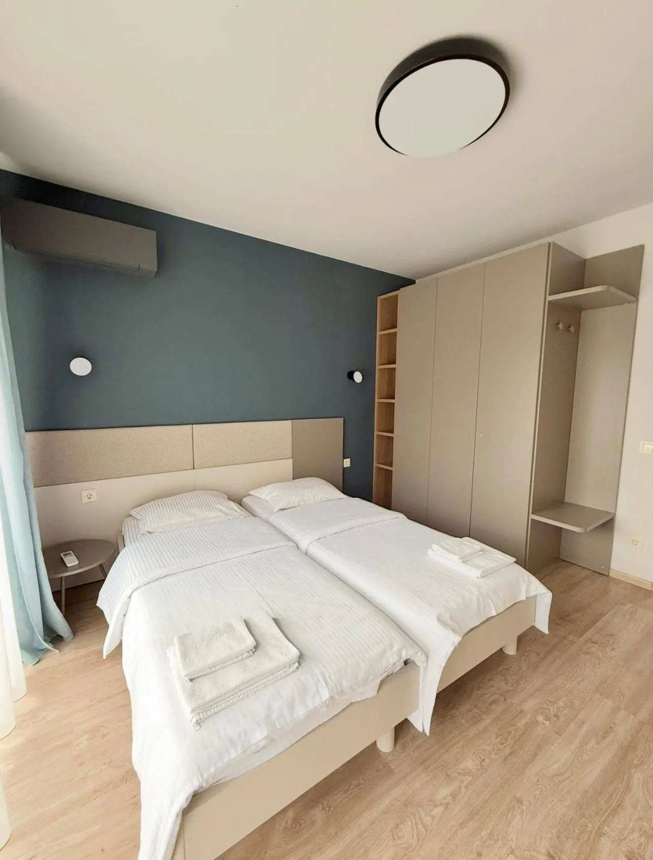 Bedroom, Bed in 7th Sense boutique apartments
