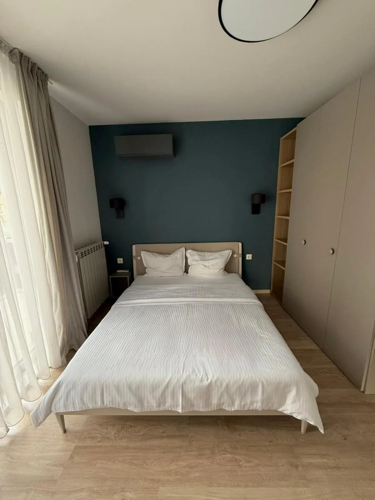 Bed in 7th Sense boutique apartments