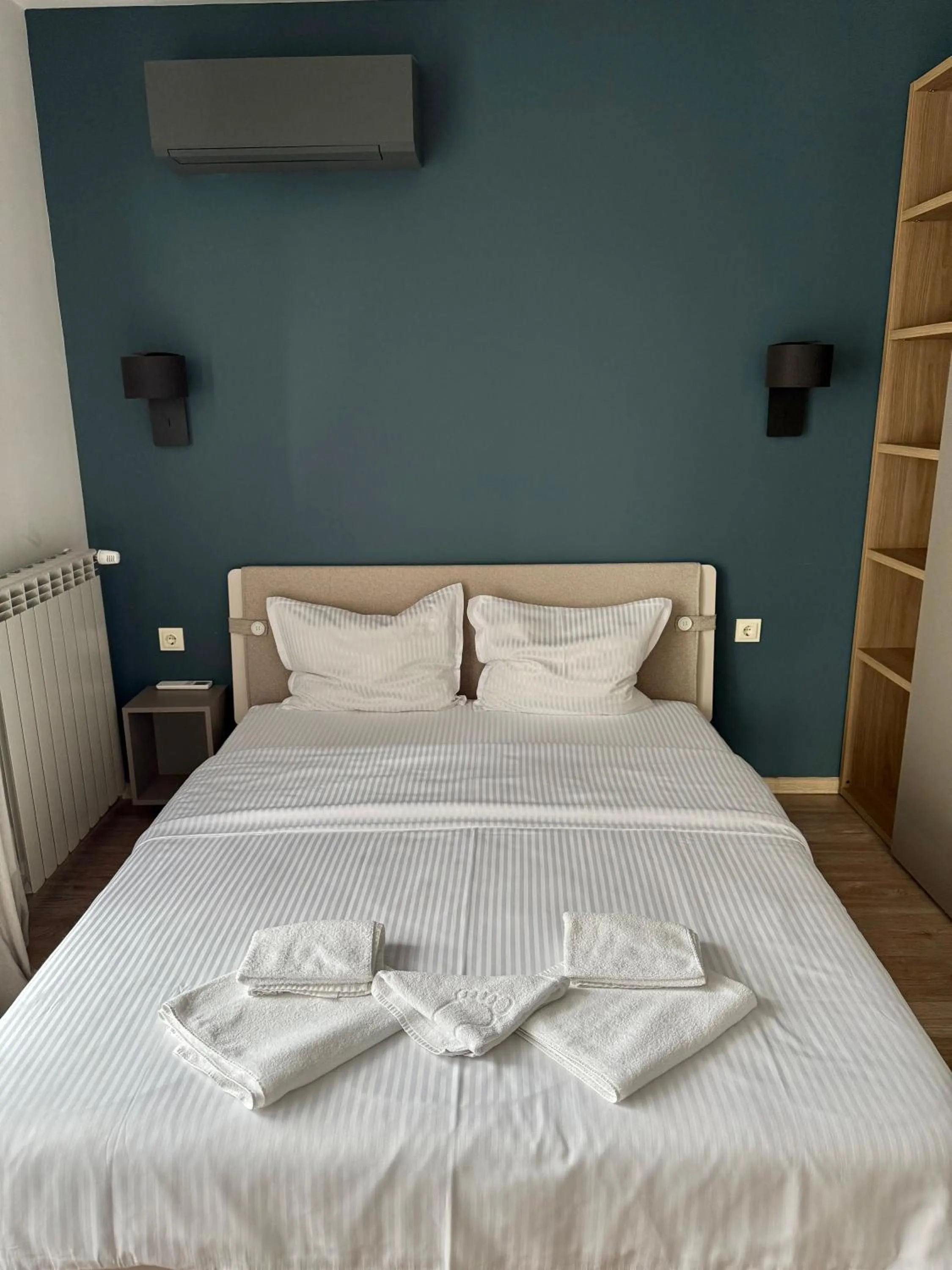 Bedroom, Bed in 7th Sense boutique apartments