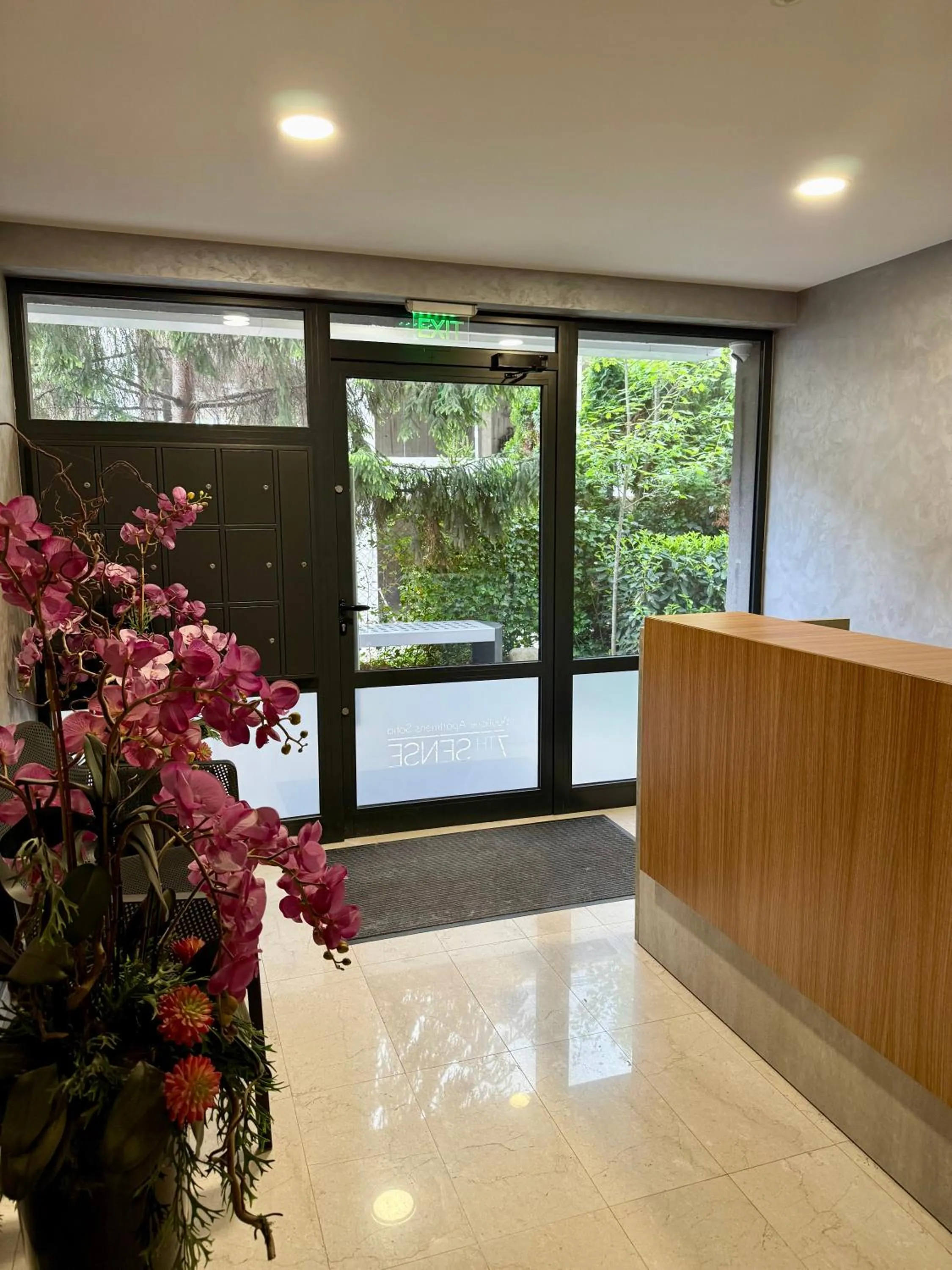 Facade/entrance in 7th Sense boutique apartments