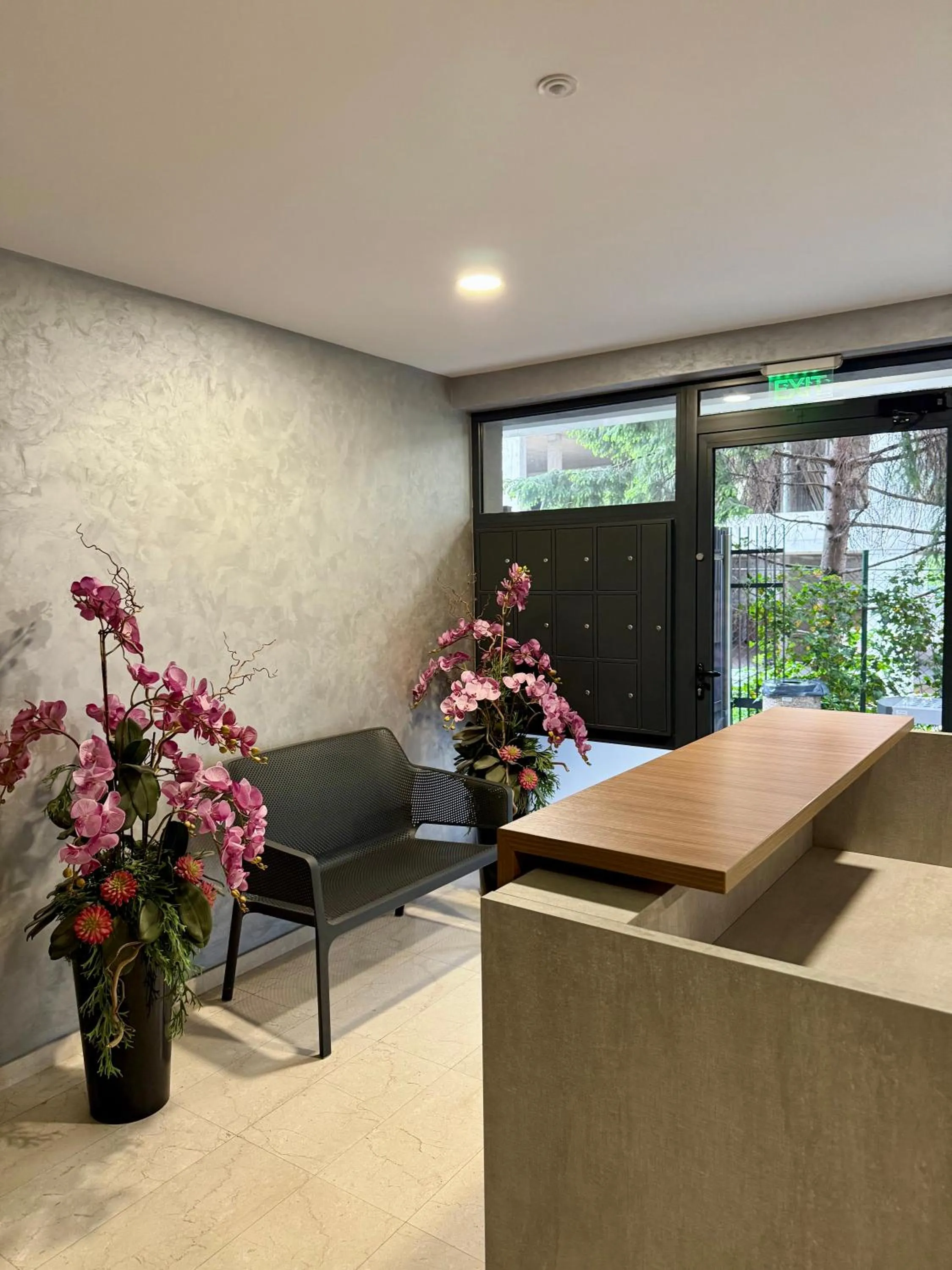 Facade/entrance in 7th Sense boutique apartments