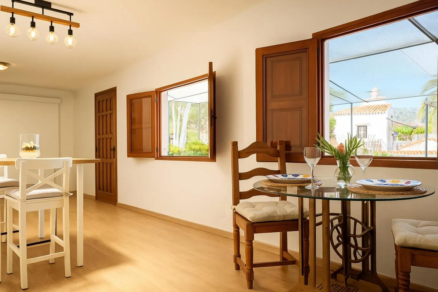 Pool view in Hotel Rural Villa del Monte