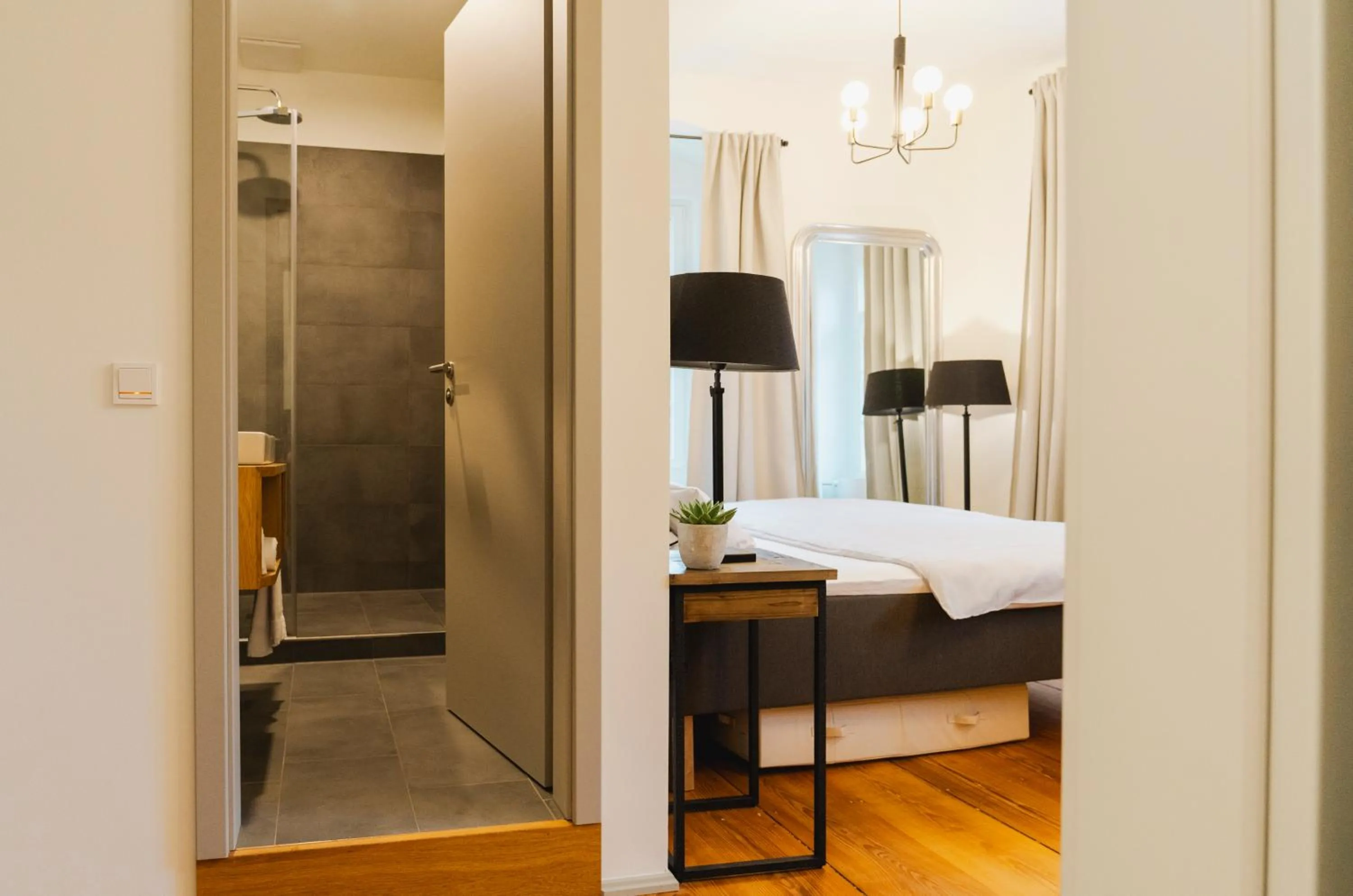 Bathroom, Bed in Hofgut Schmitte