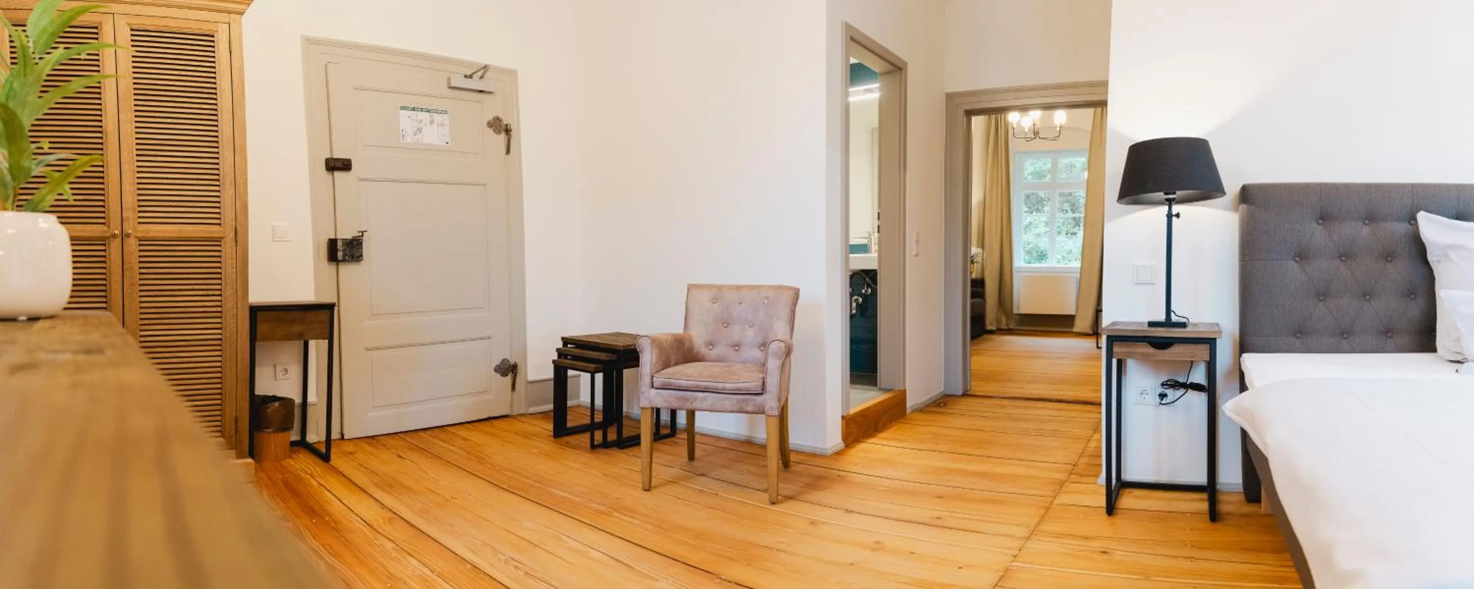 Photo of the whole room, Bed in Hofgut Schmitte