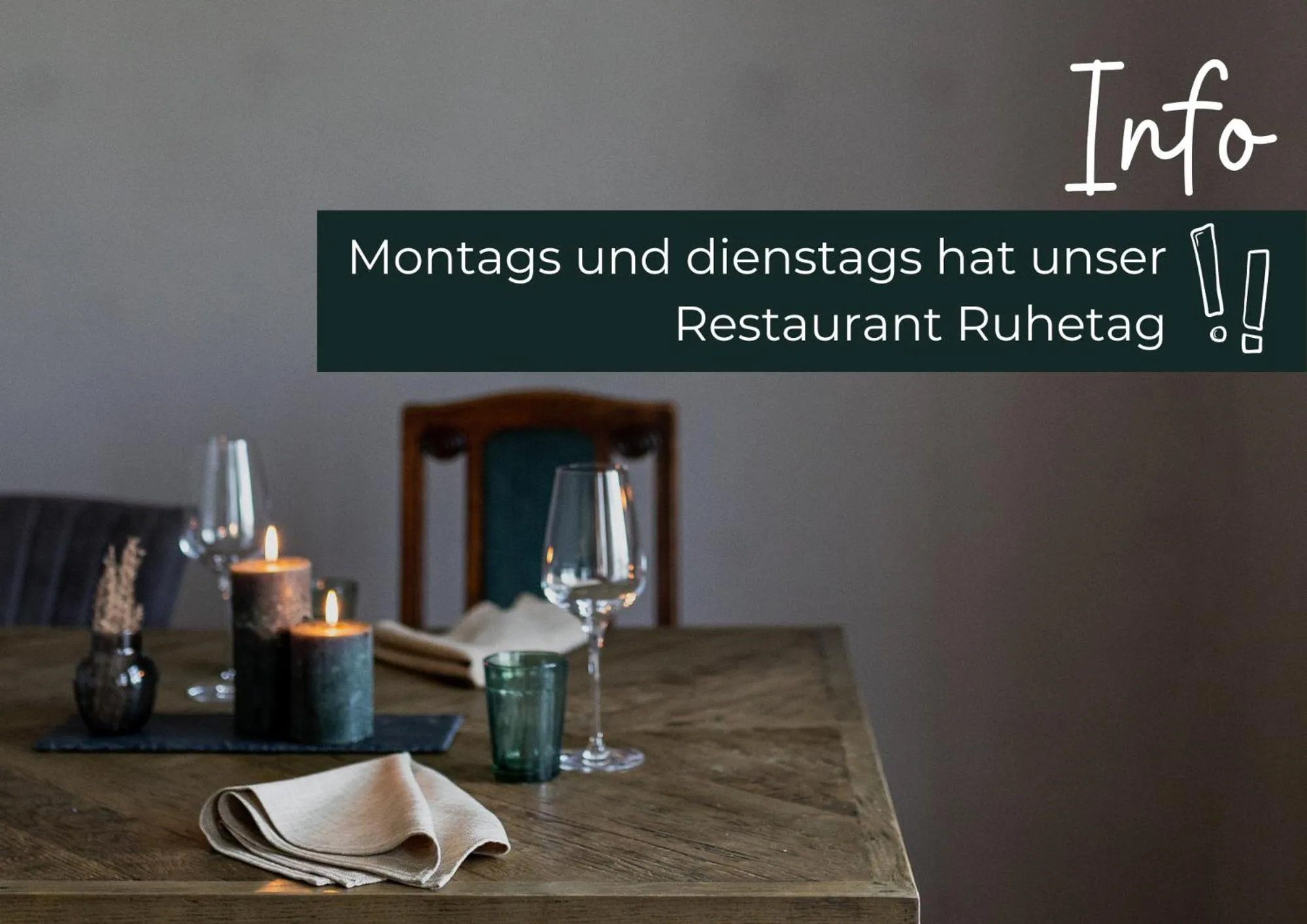 Food and drinks in Hofgut Schmitte