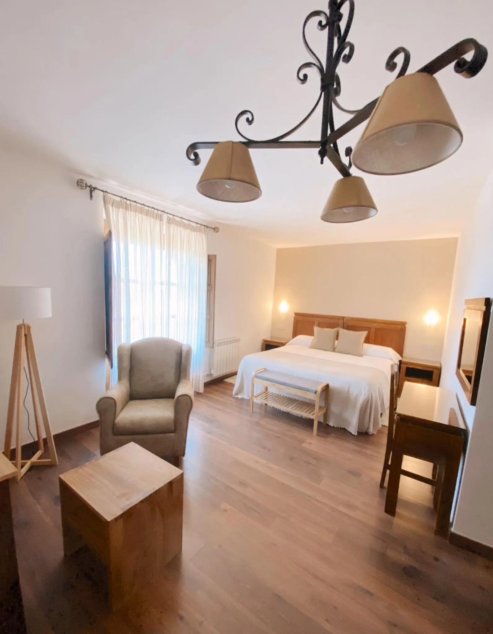 Bed in Hotel Rural Candela y Plata