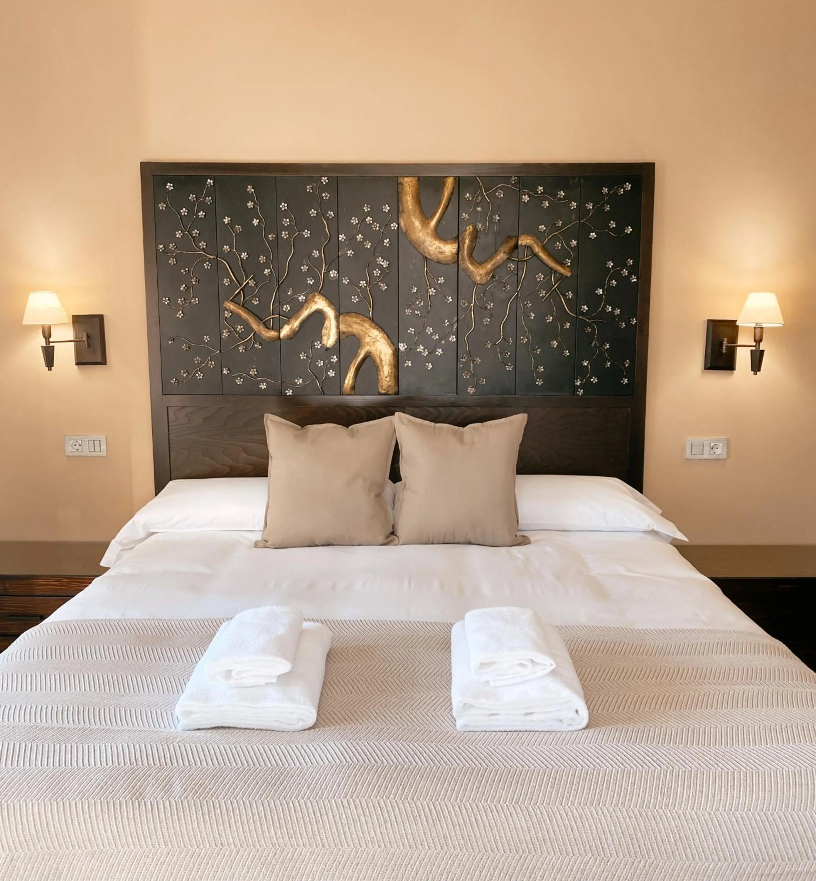 Bed in Hotel Rural Candela y Plata