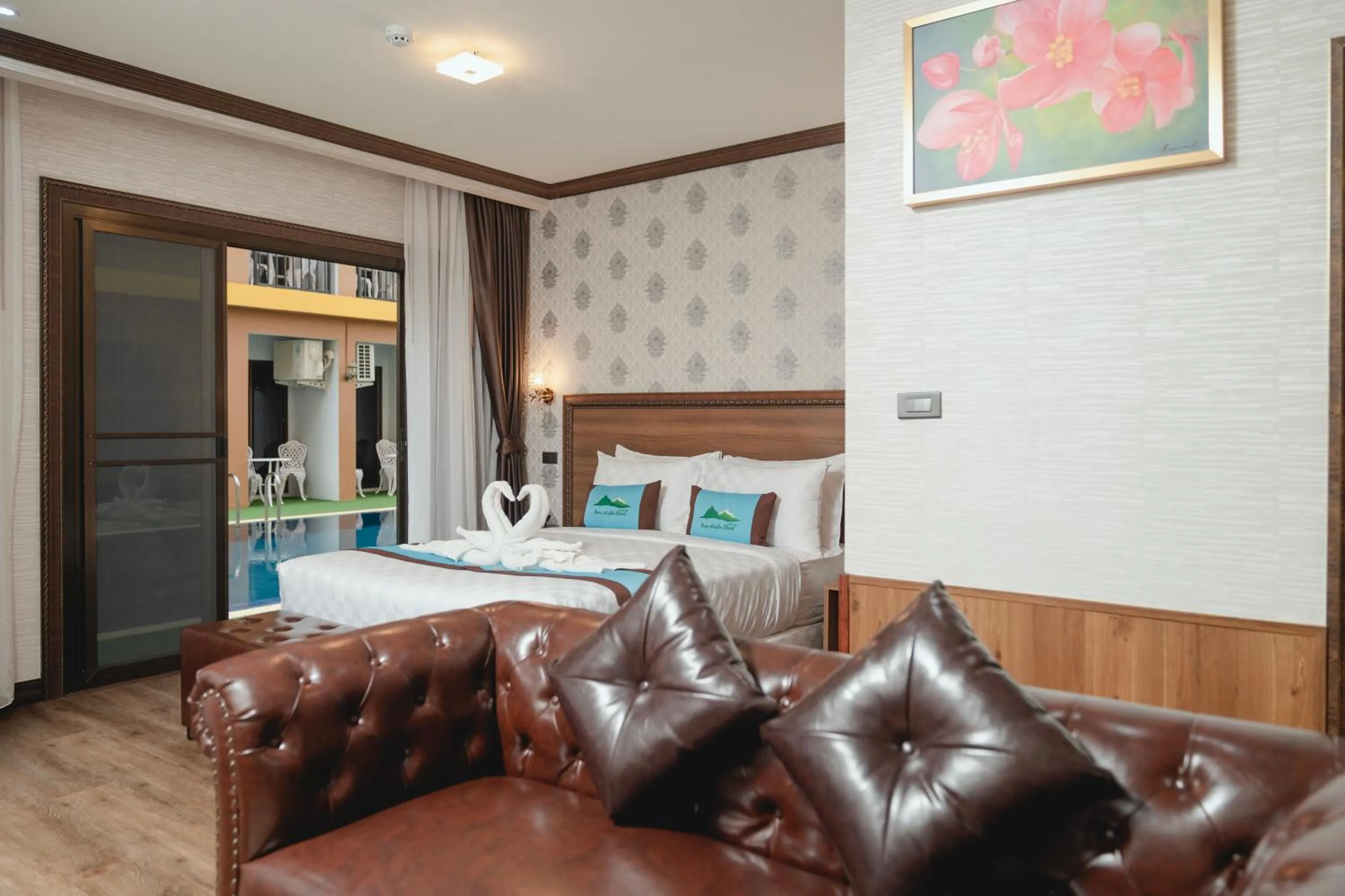 Area and facilities, Bed in Baan Plaifah Khao Yai Hotel