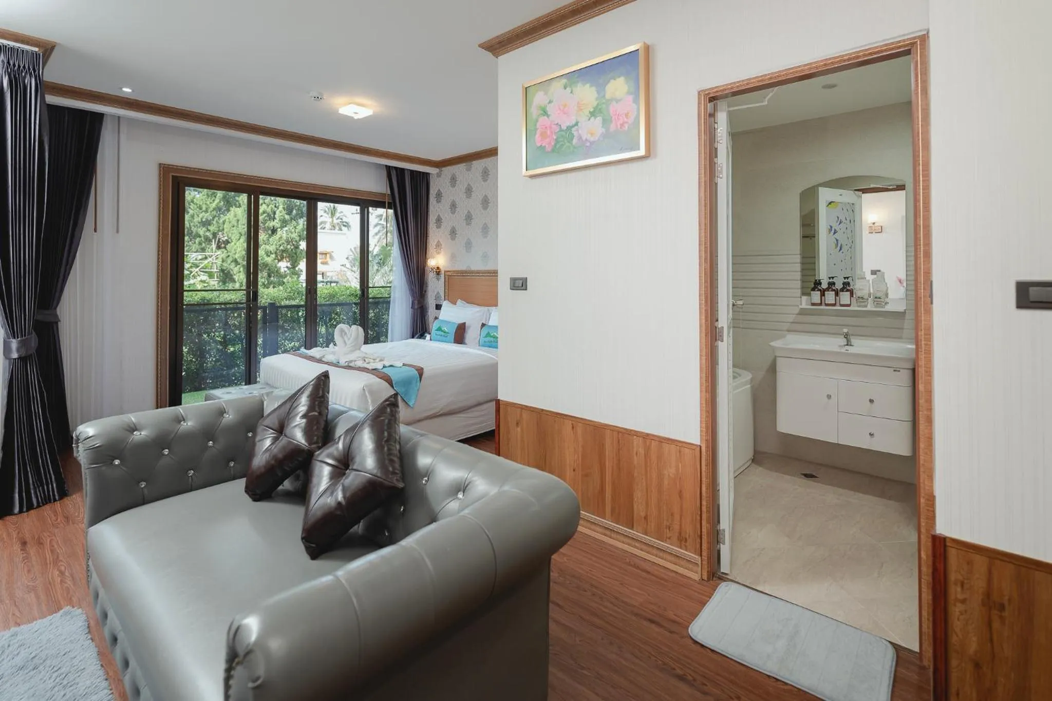 Area and facilities, Bed in Baan Plaifah Khao Yai Hotel