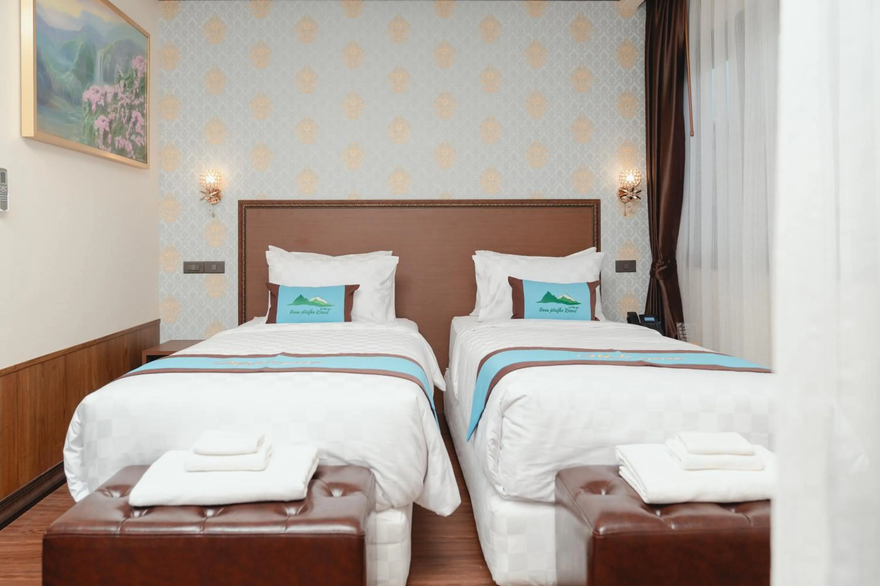 Bed in Baan Plaifah Khao Yai Hotel