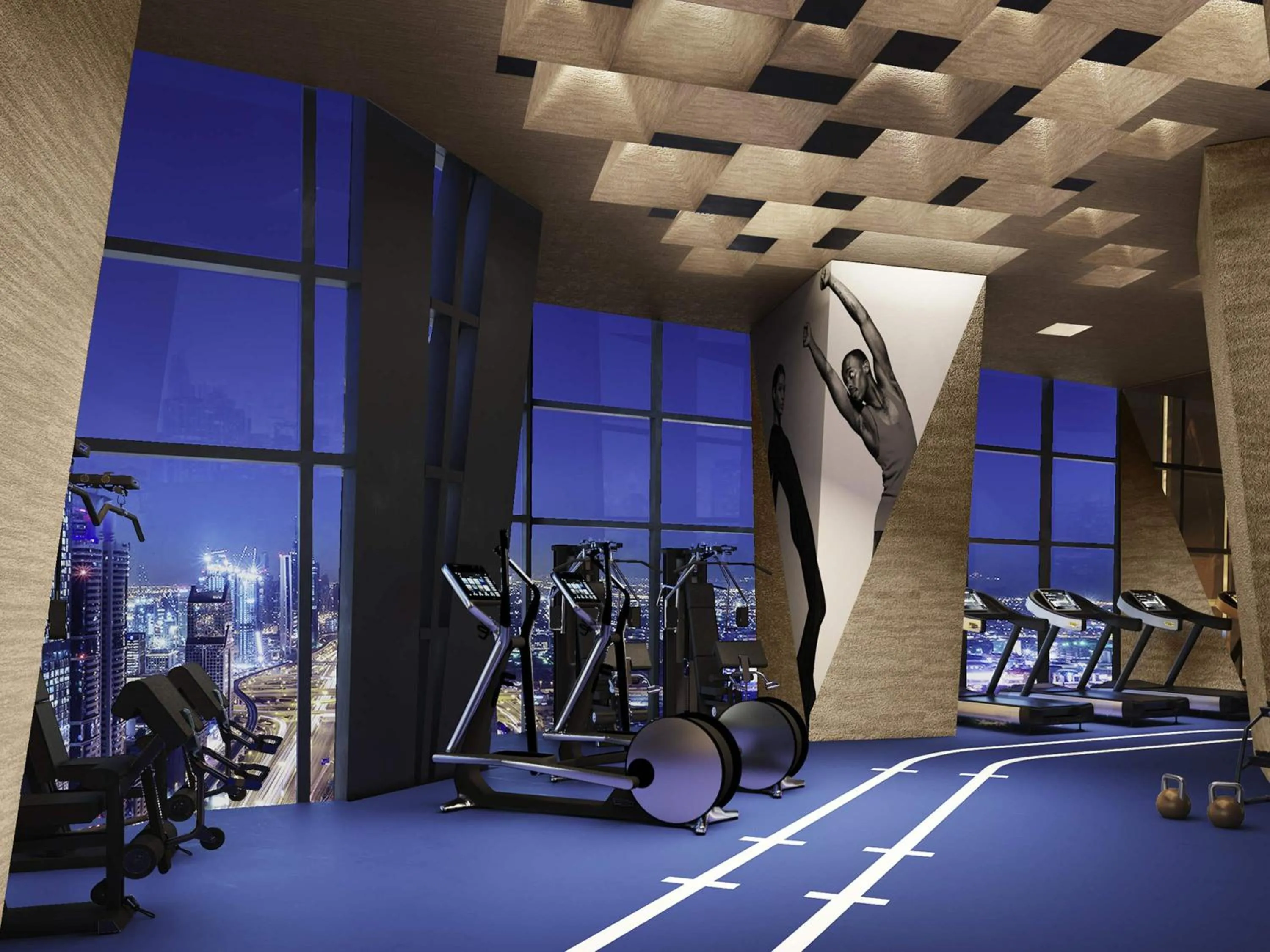 Fitness centre/facilities in SO/ Uptown Dubai