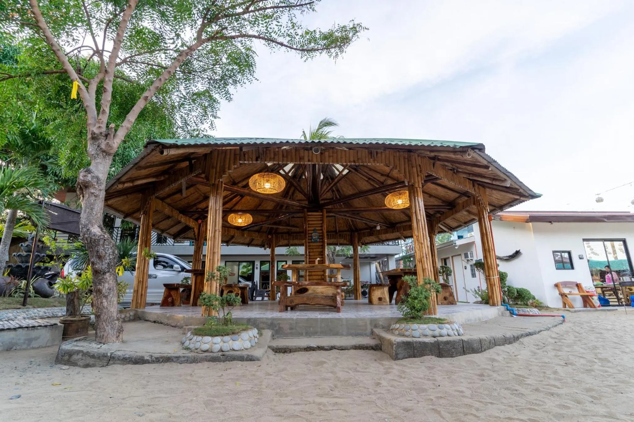 Restaurant/places to eat in Bamboo Paraiso Resort at Bolo Beach