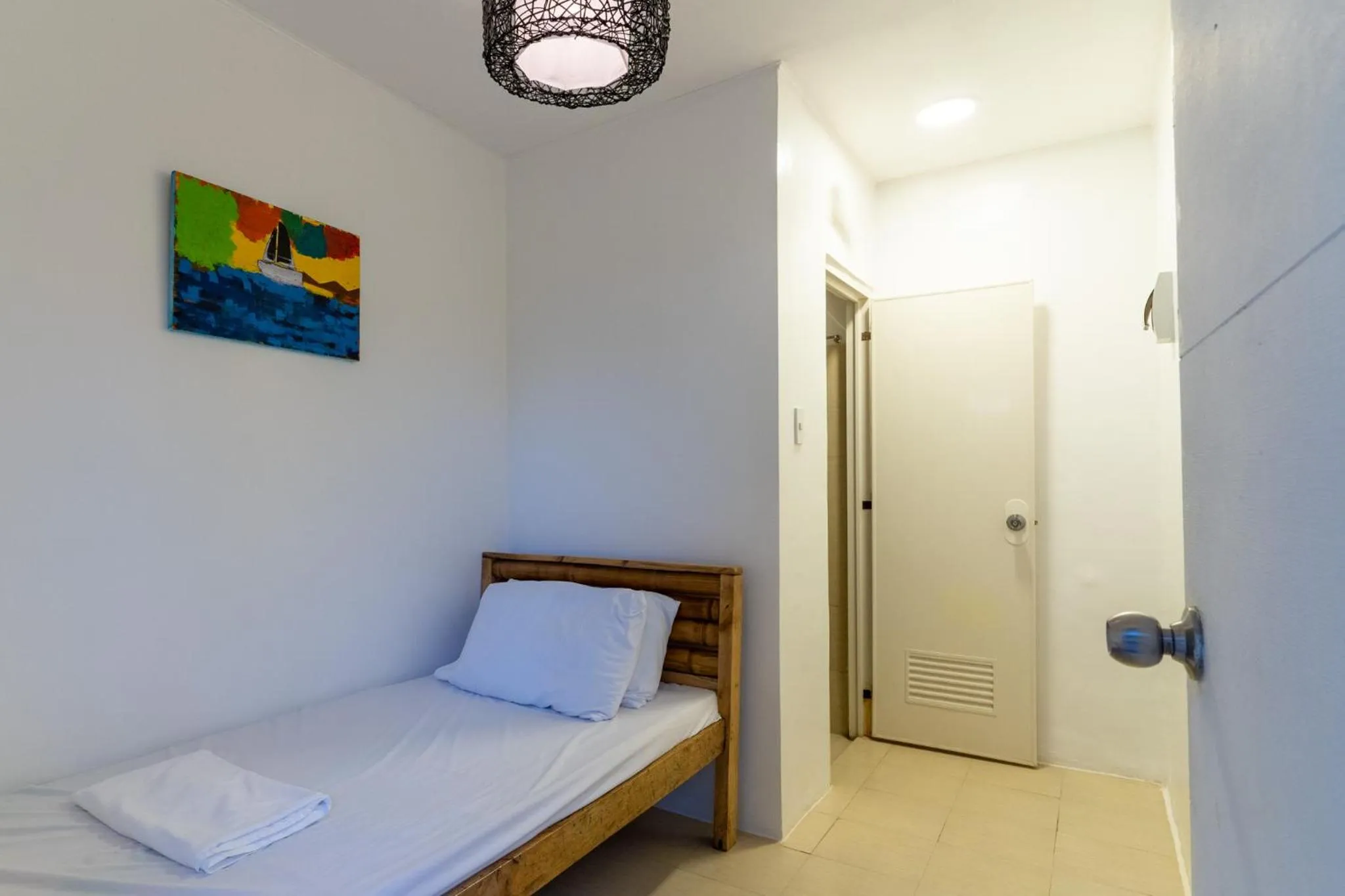 Bedroom, Bed in Bamboo Paraiso Resort at Bolo Beach