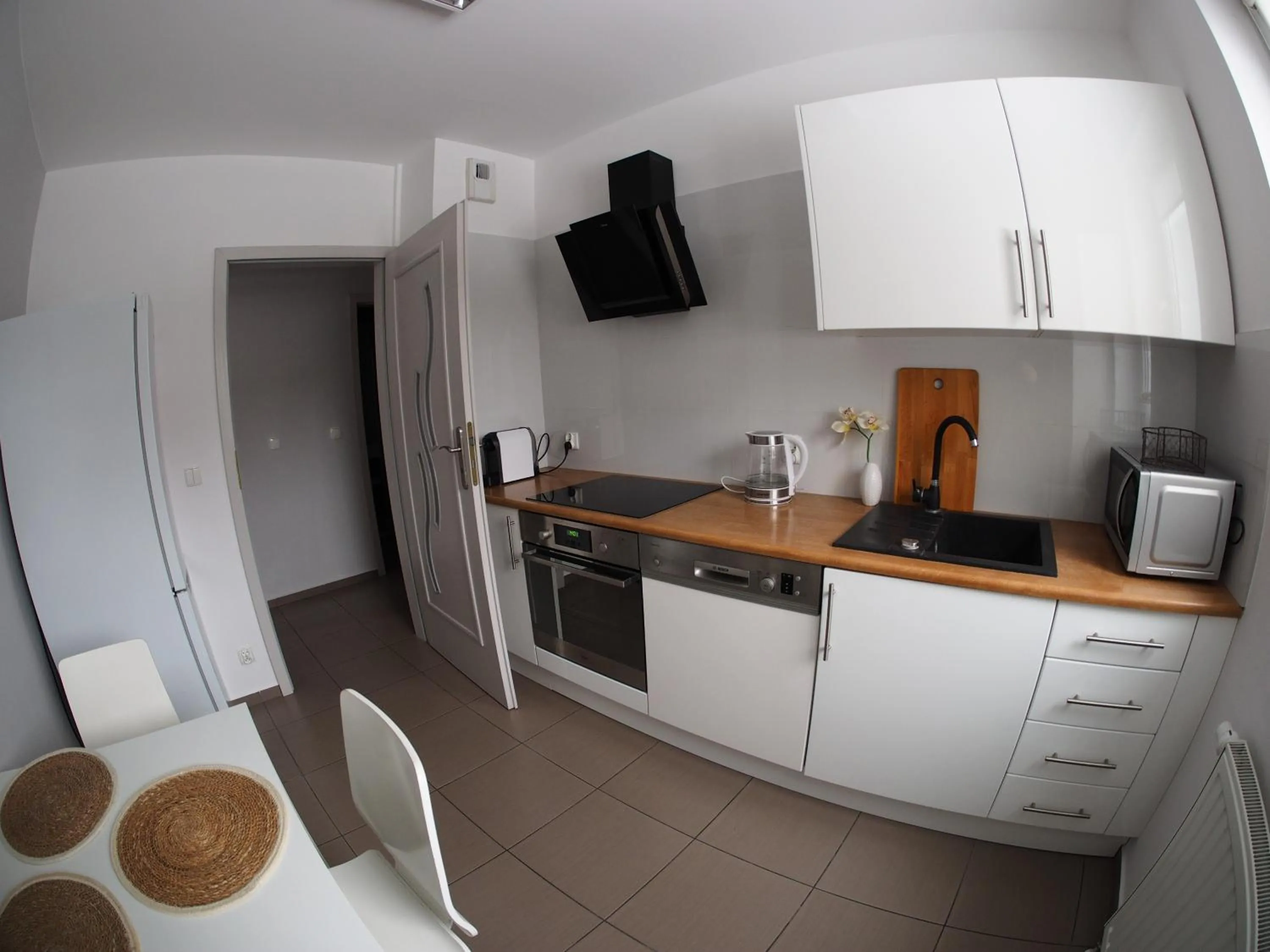 Kitchen or kitchenette in Apartament Kalina