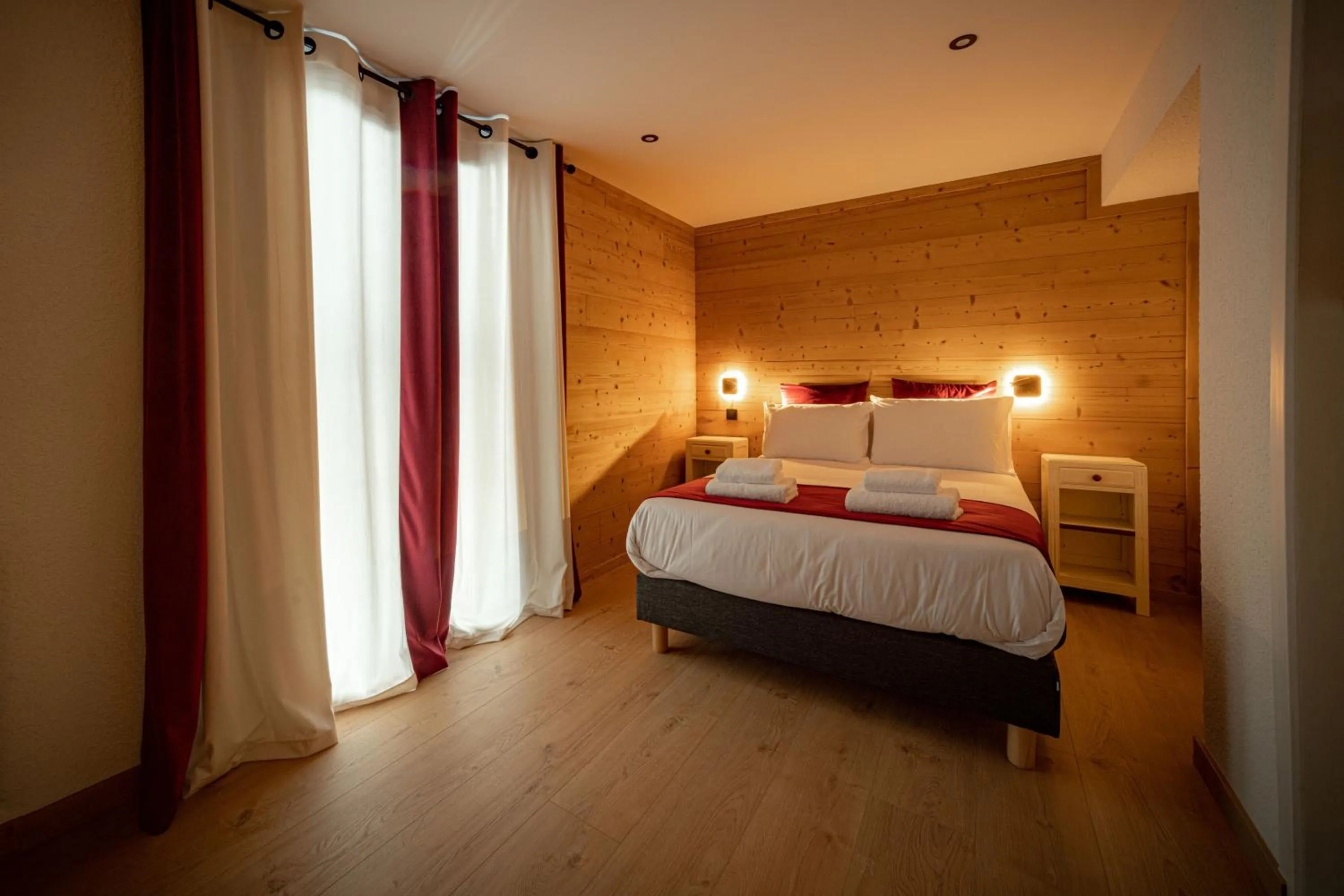 Bed in Hôtel Restaurant Le Madame