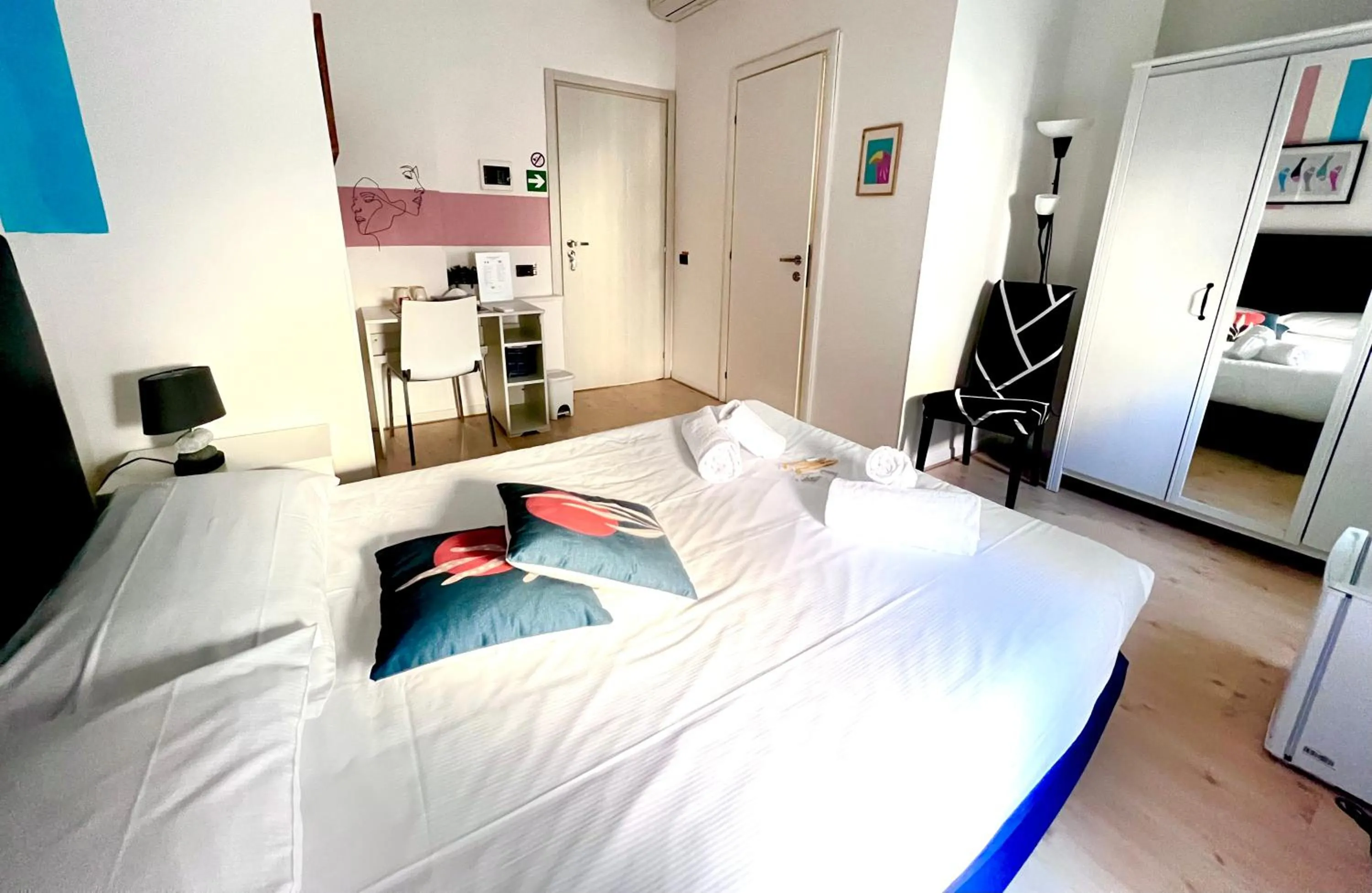 Bed in Mia House Roma