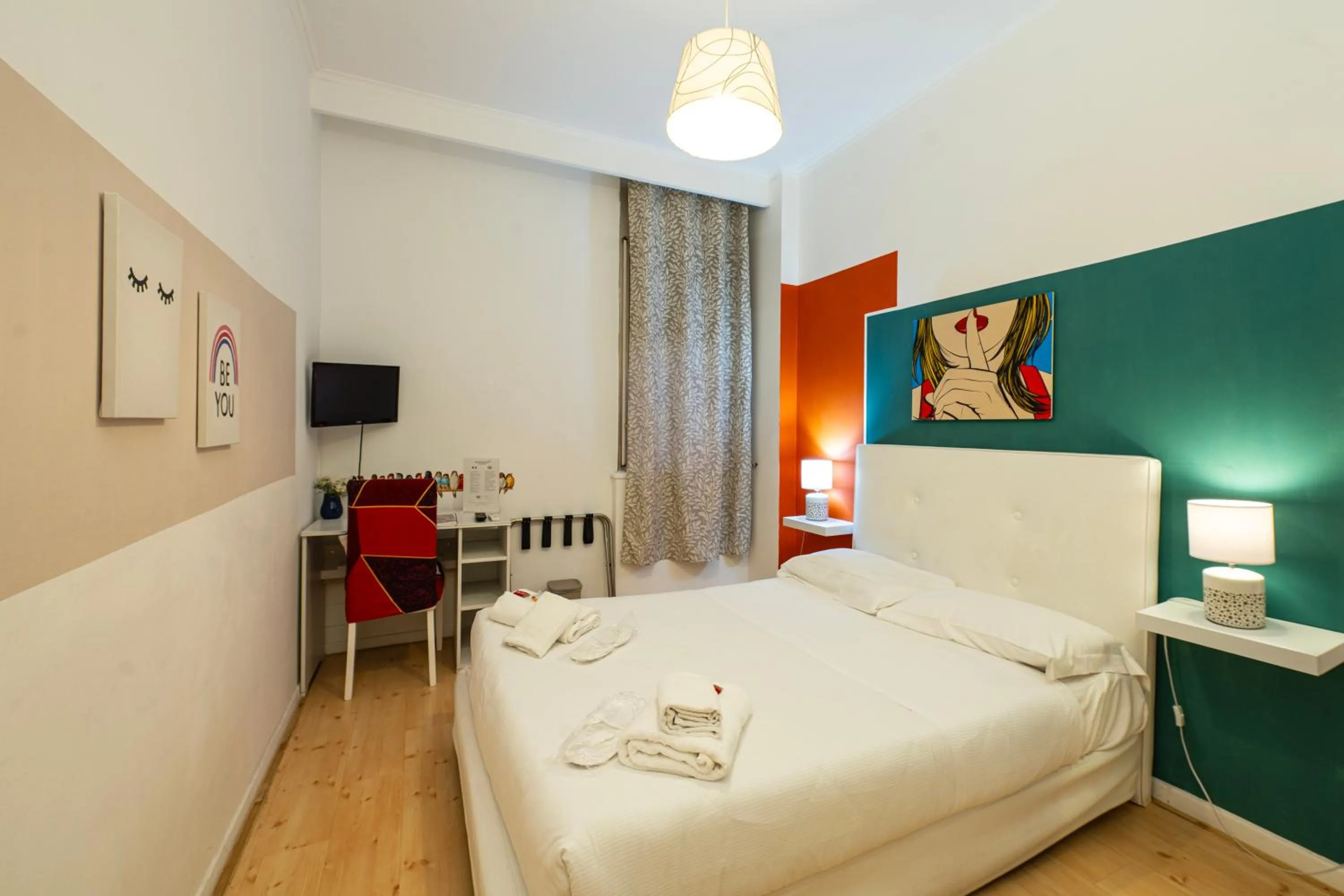 Bed in Mia House Roma