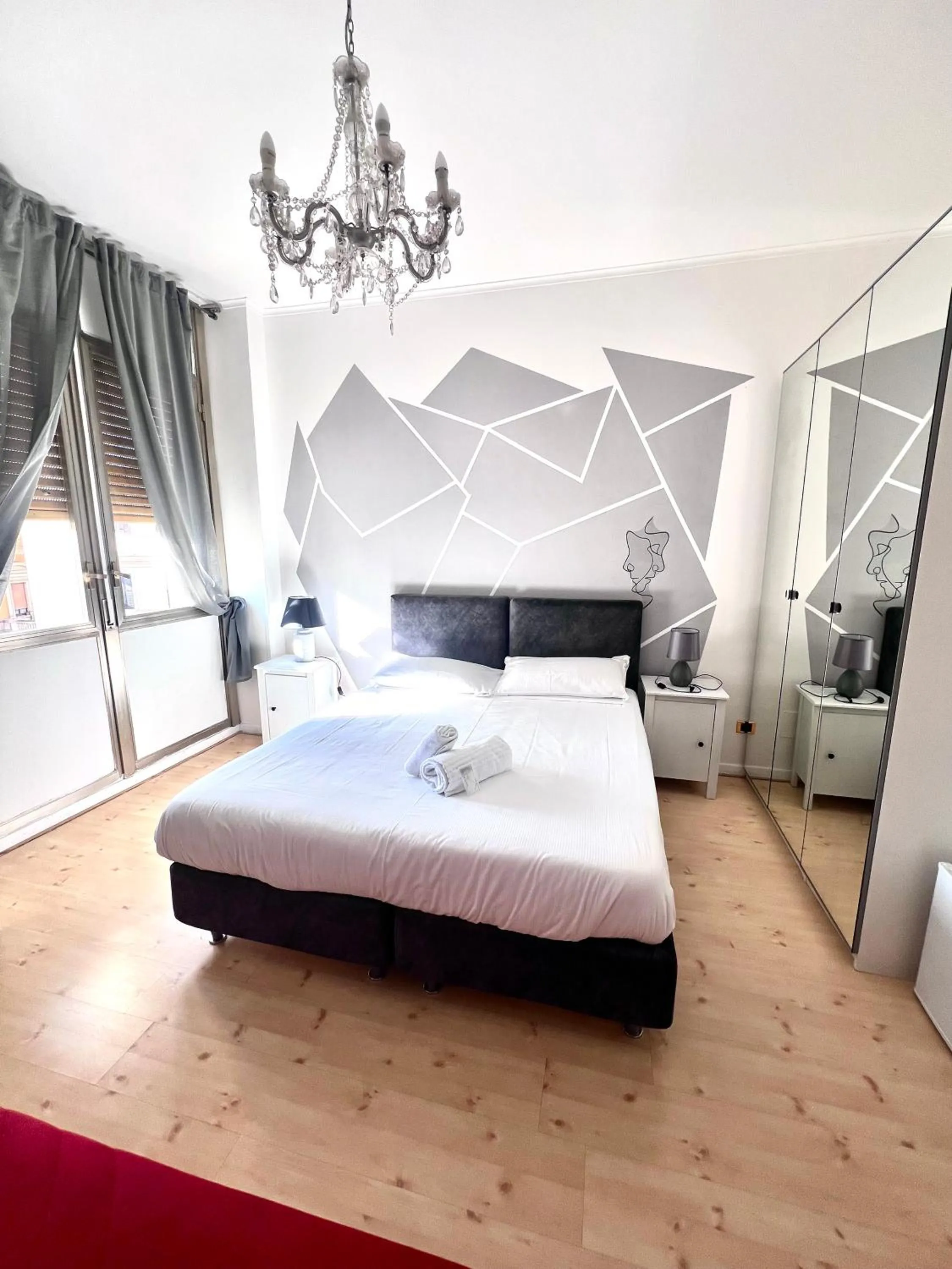 Bed in Mia House Roma