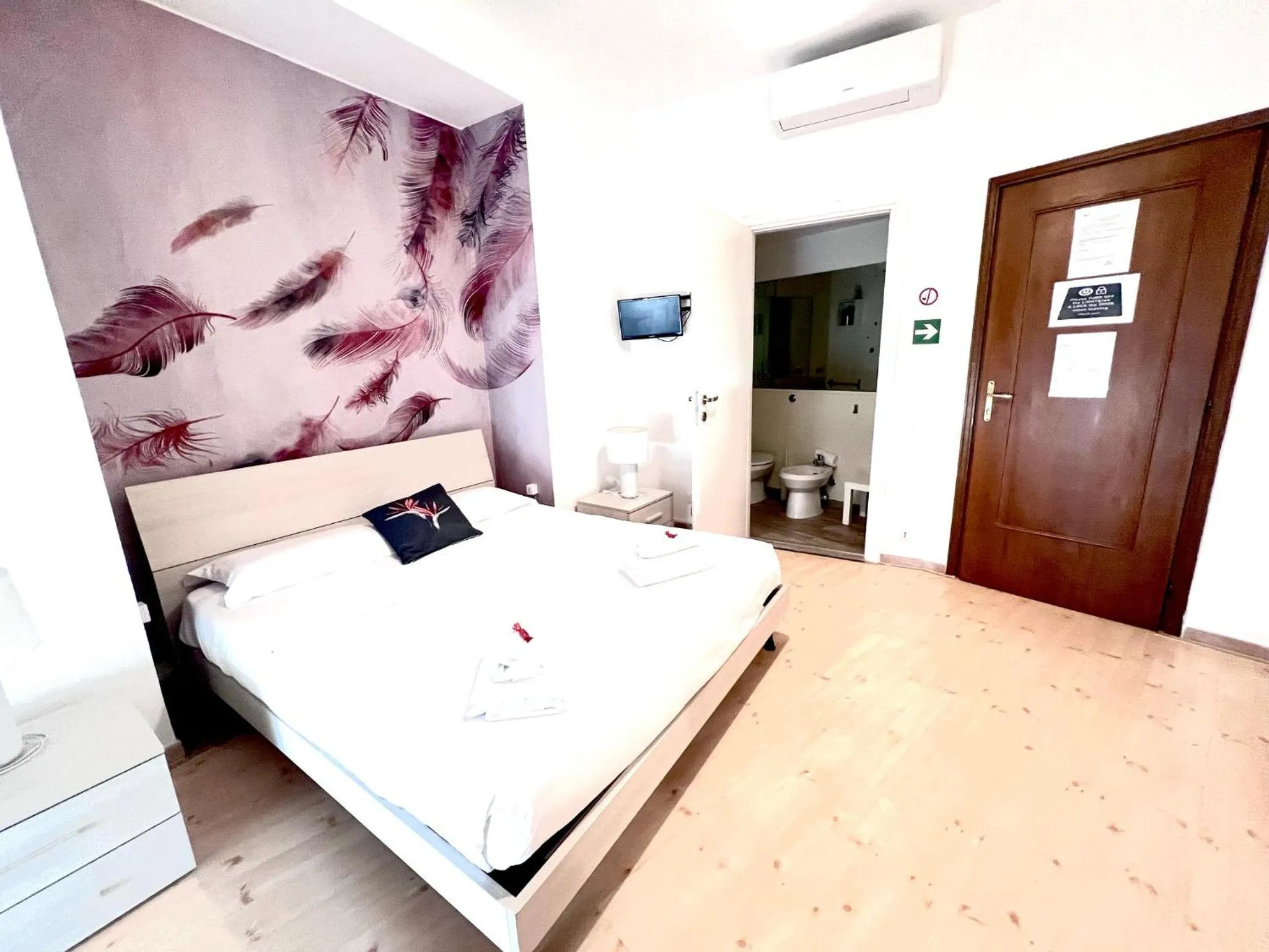 Bed in Mia House Roma