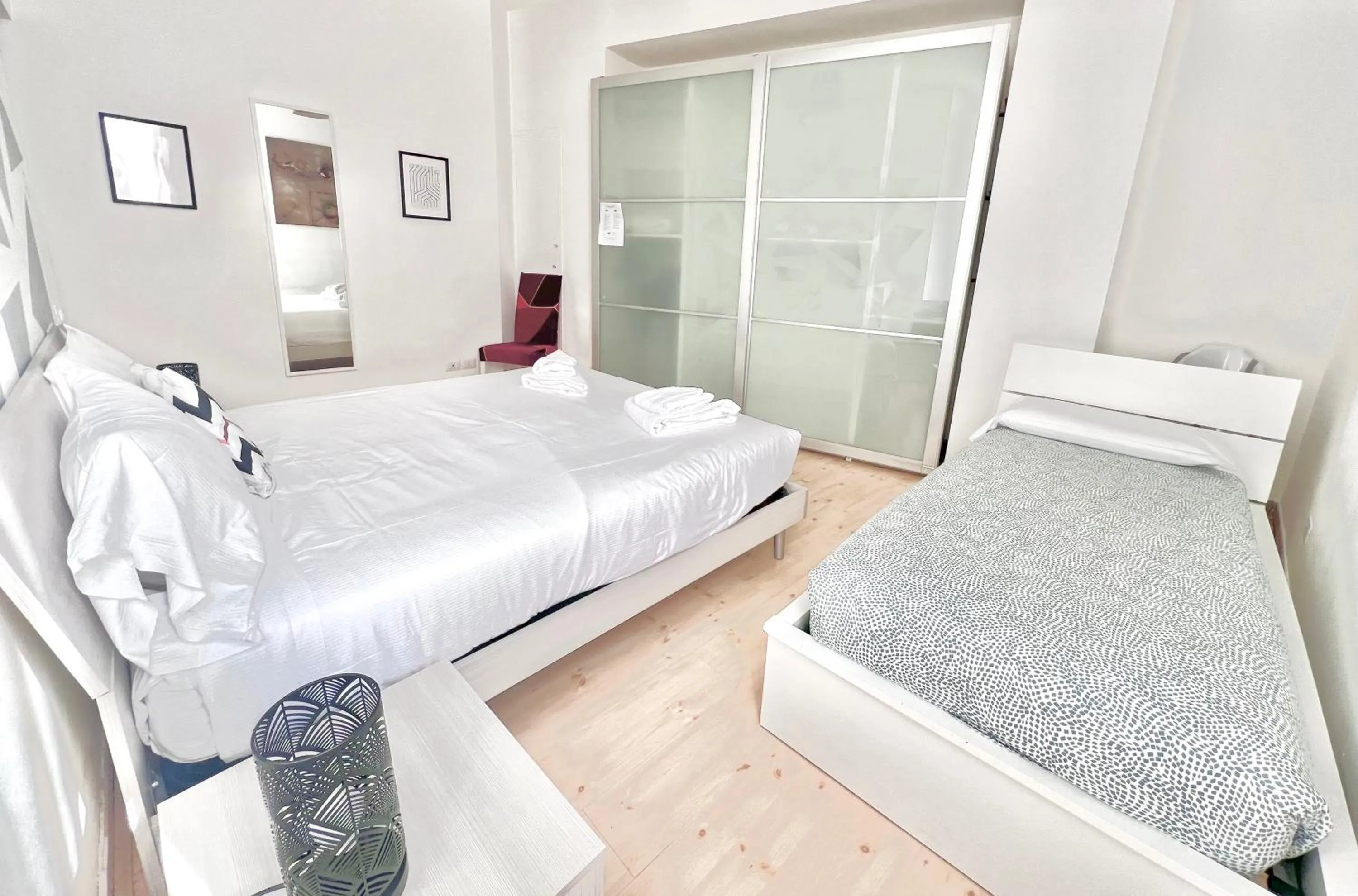 Bed in Mia House Roma