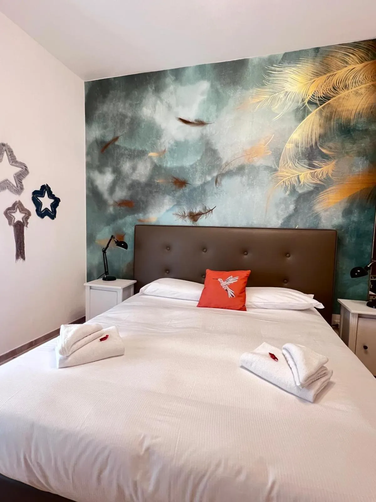 Bed in Mia House Roma