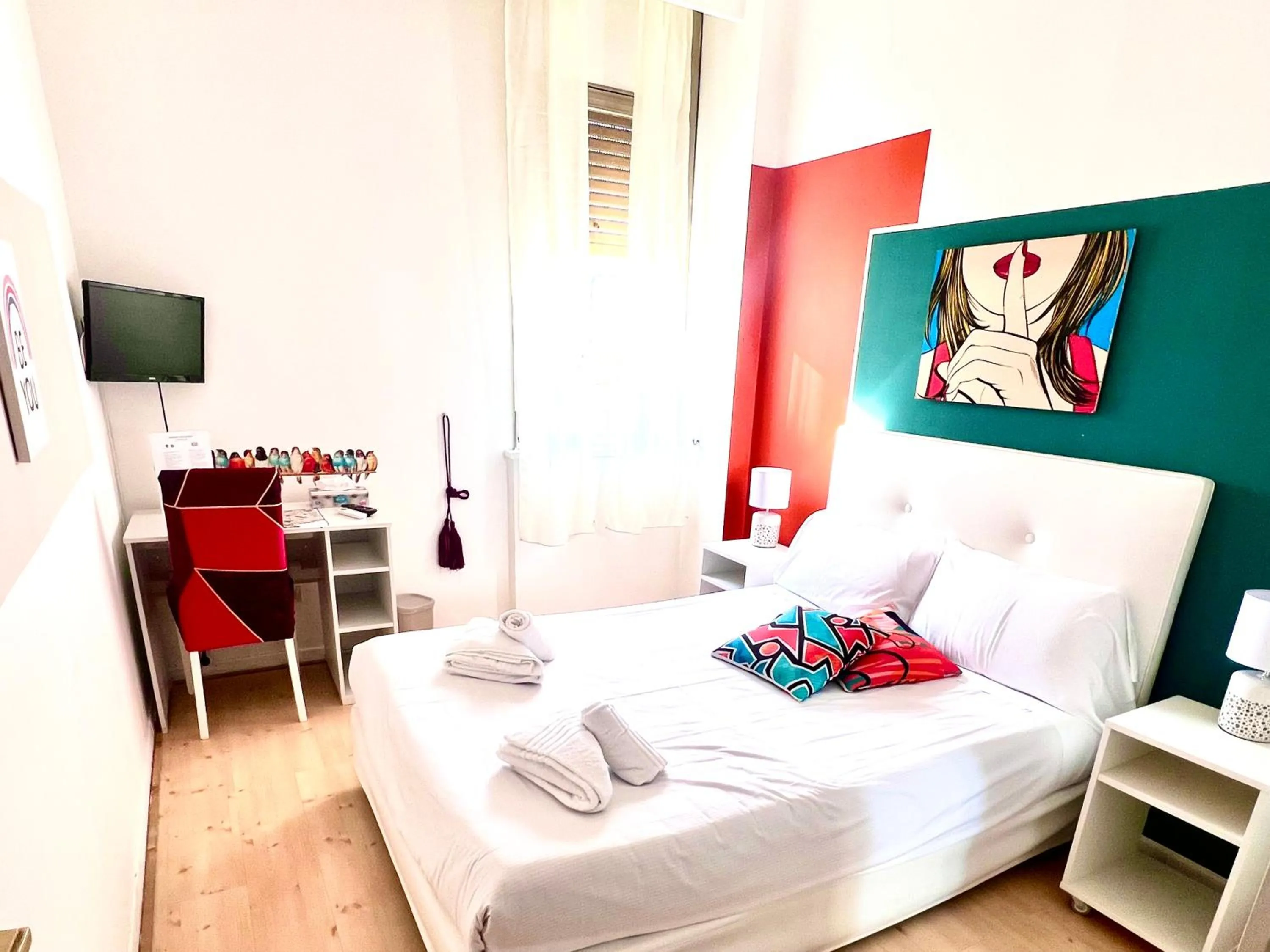 Bed in Mia House Roma
