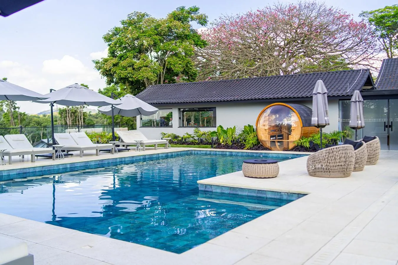 Pool view in NÖR Hotel & SPA