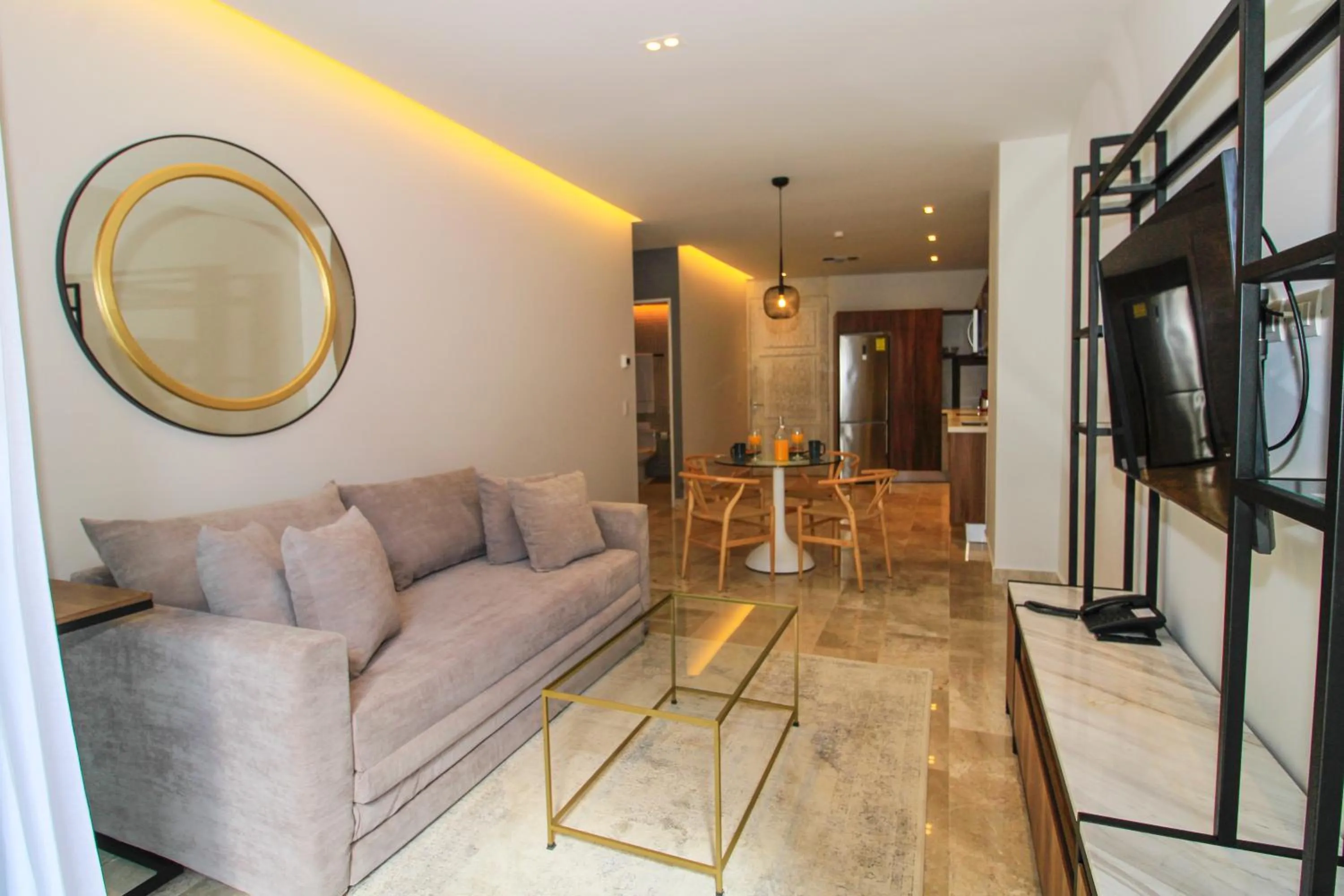 Living room in Singular Dream Vacation Rentals