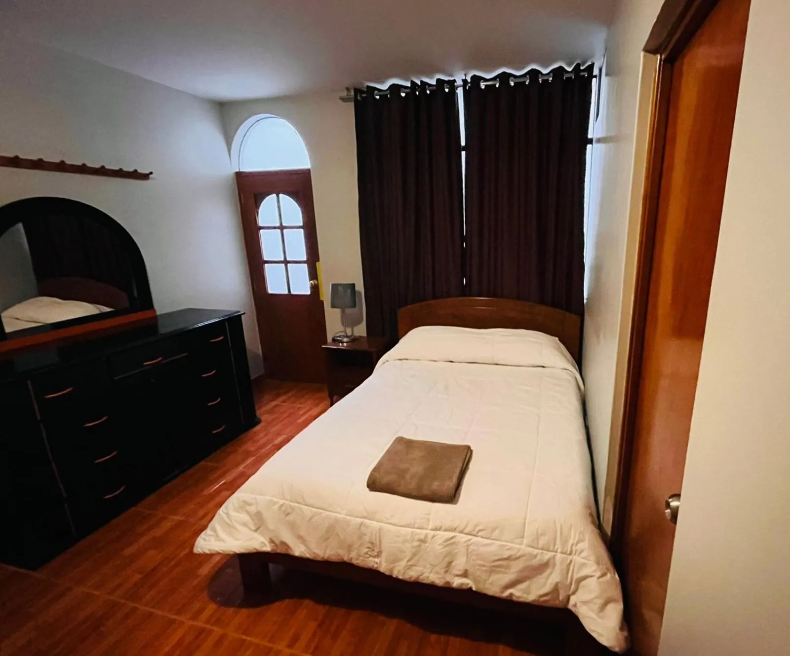 Bed in Hotel Baños del Inca