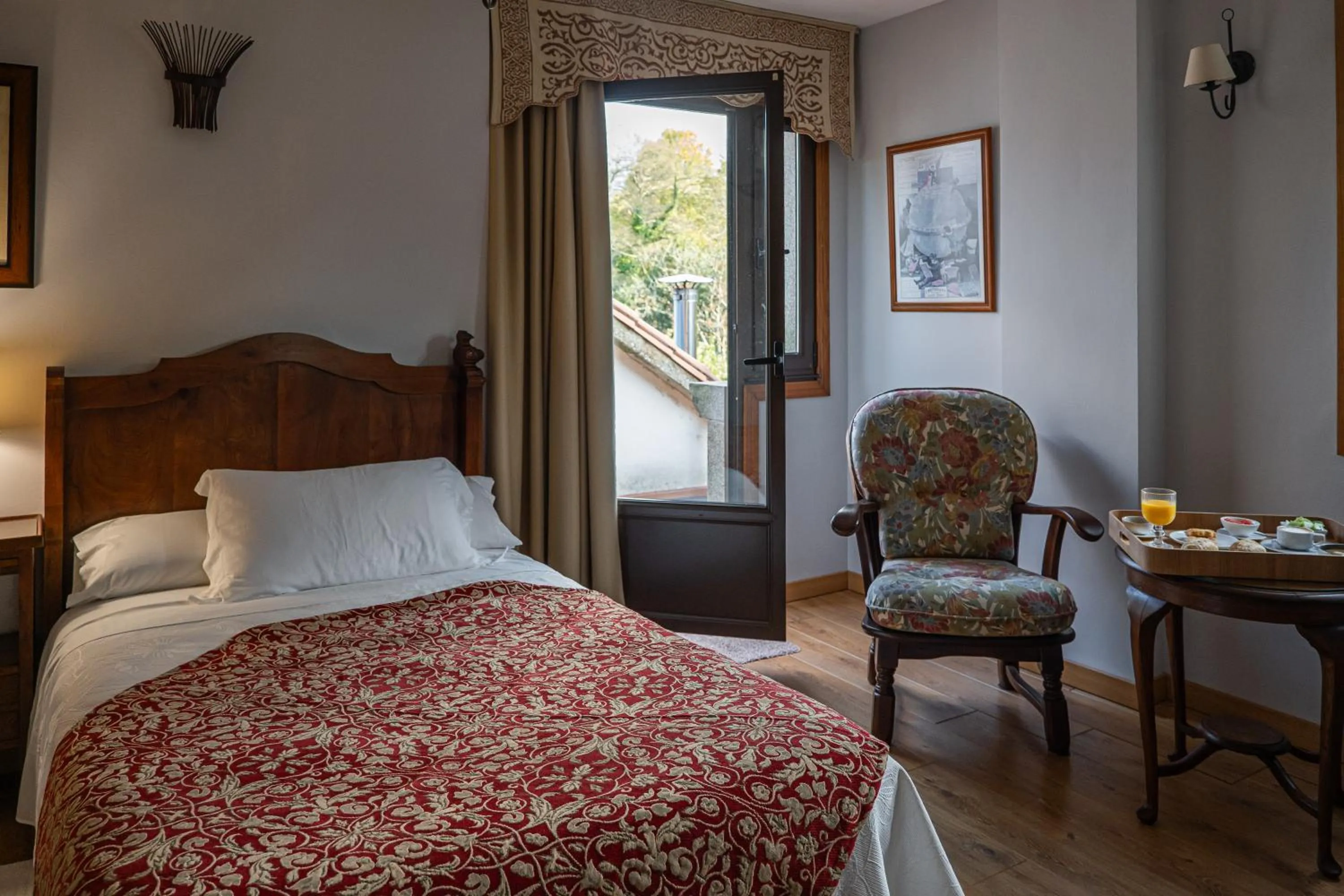 Bed in Hotel Rústico Fonteverde