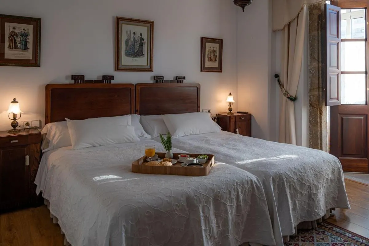 Bed in Hotel Rústico Fonteverde