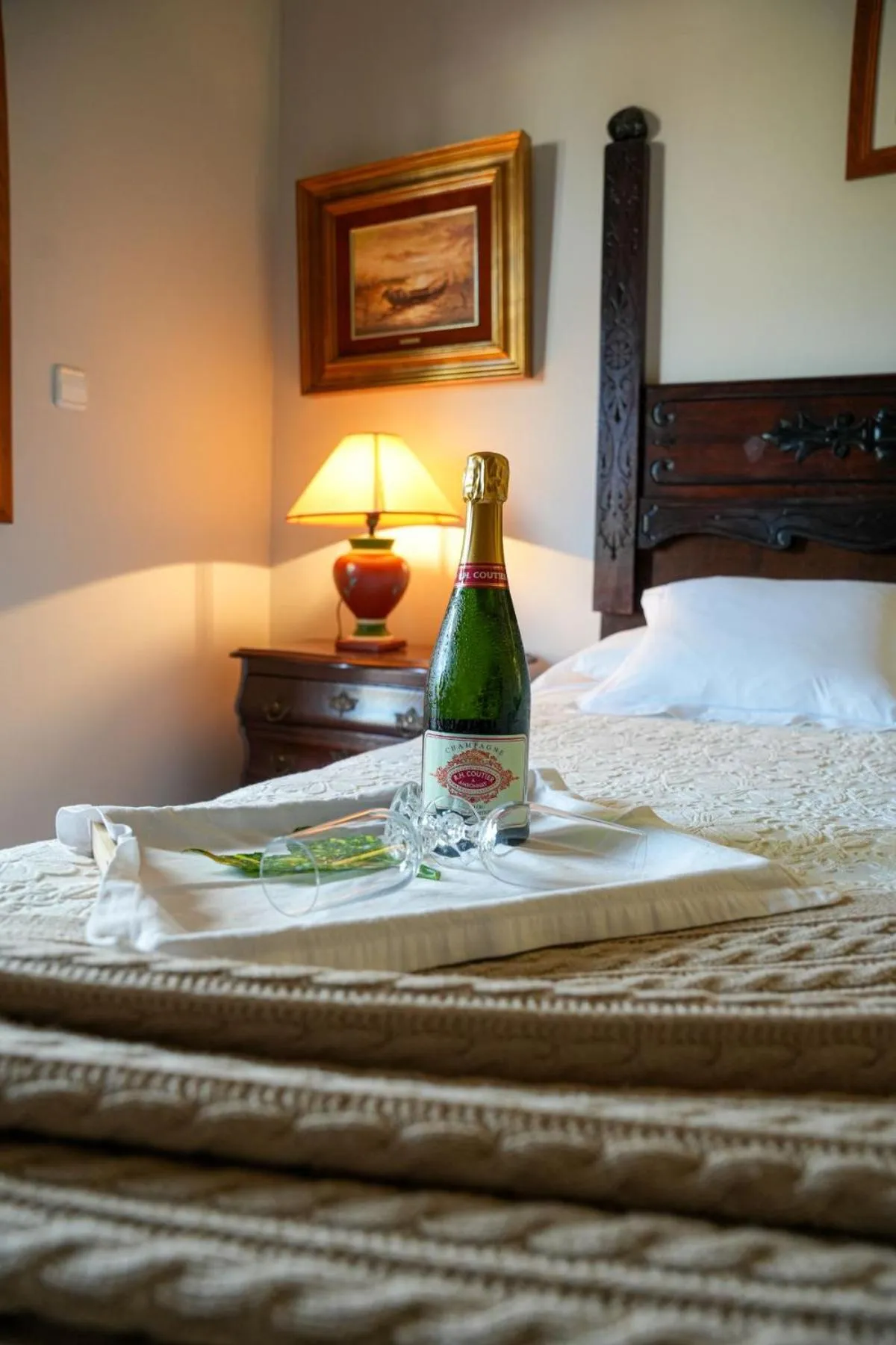 Bed in Hotel Rústico Fonteverde