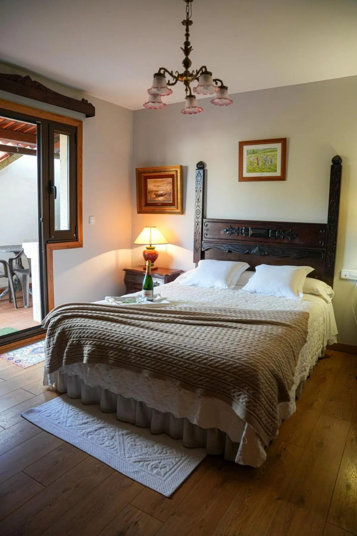 Bed in Hotel Rústico Fonteverde