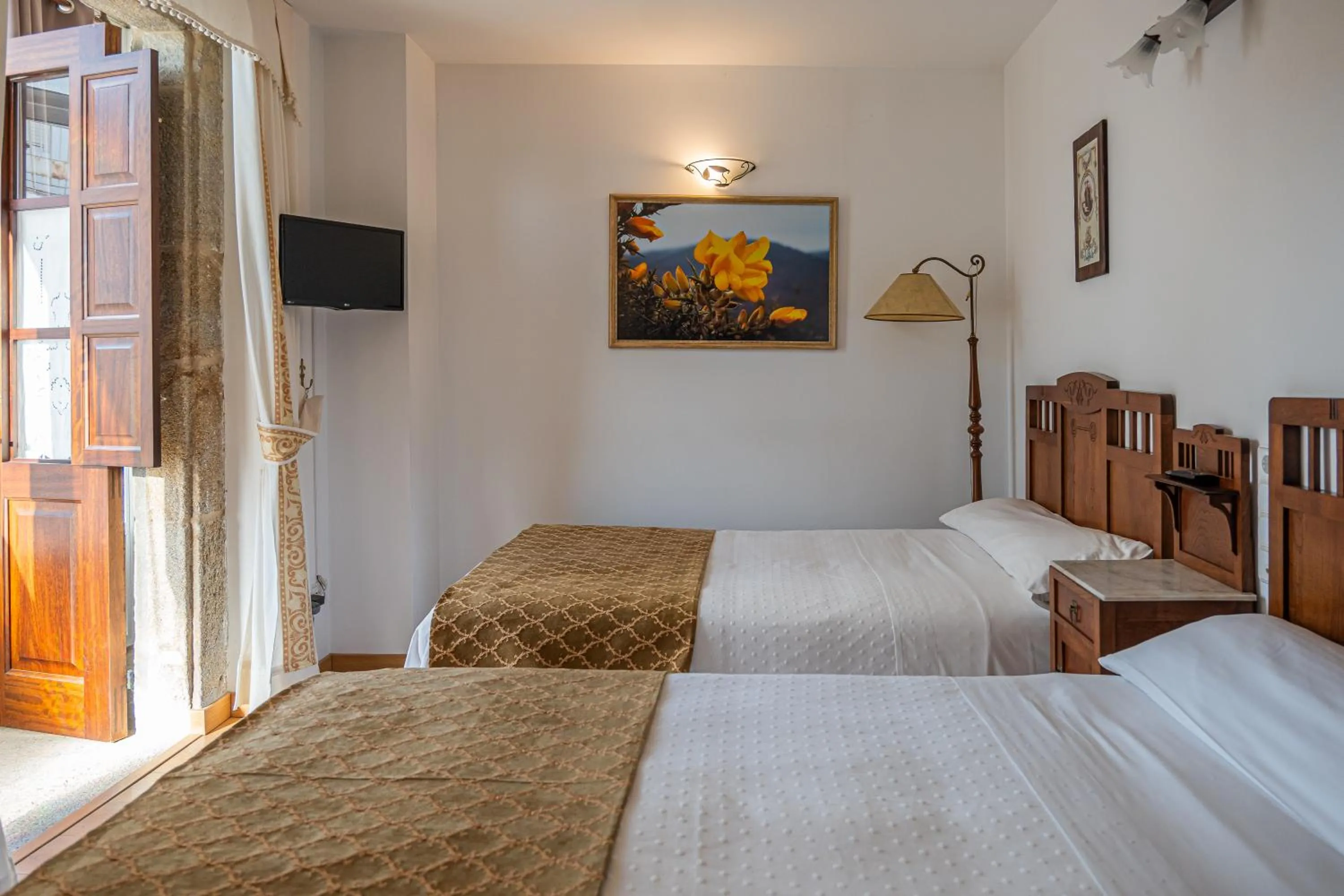 Bed in Hotel Rústico Fonteverde