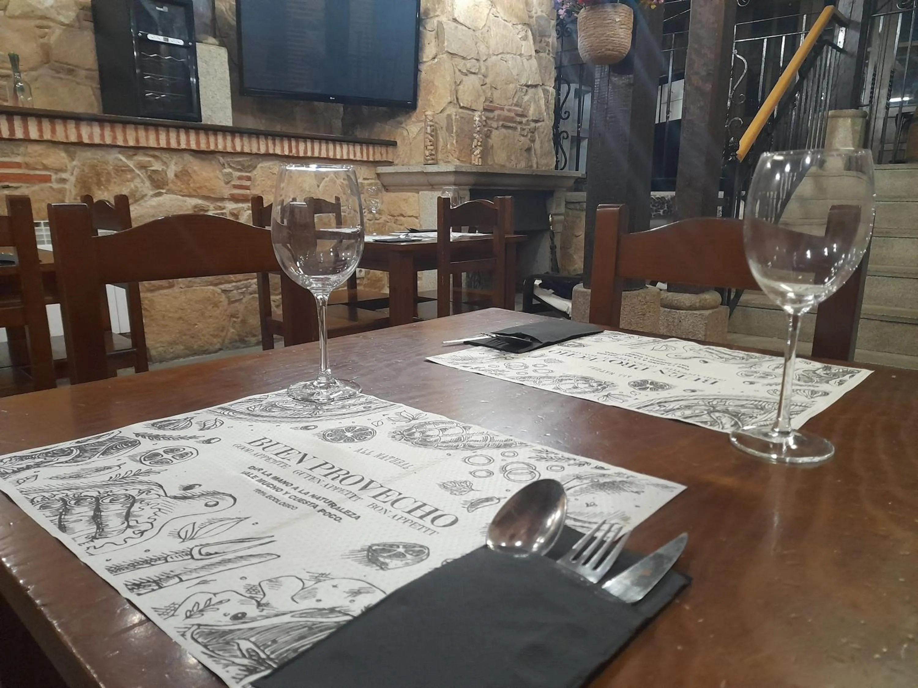 Restaurant/places to eat in Hotel Rural Sierra de Francia