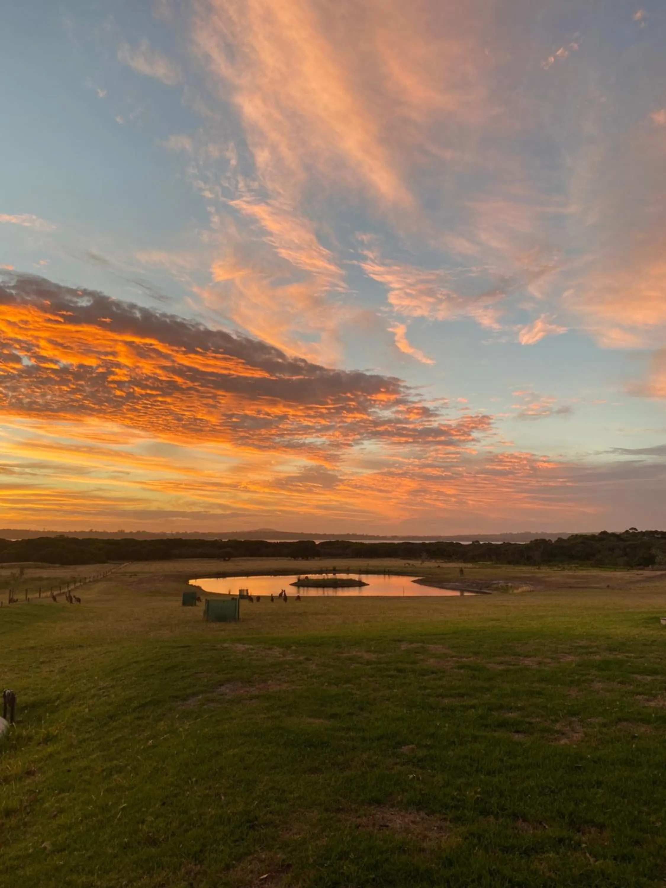 Sunset in Majuba Country Lodge
