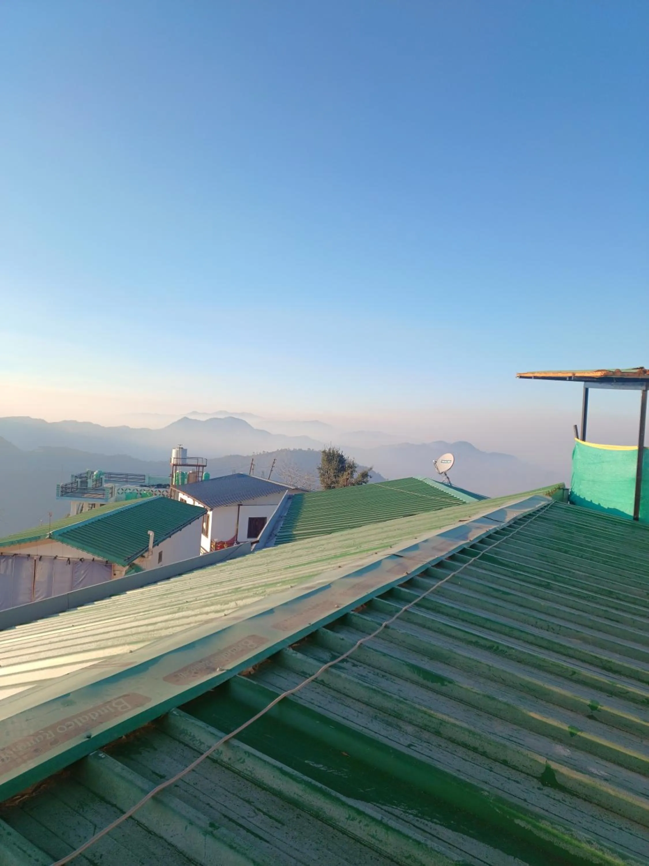 View (from property/room) in PinnacleHouse kanatal Uttarakhand