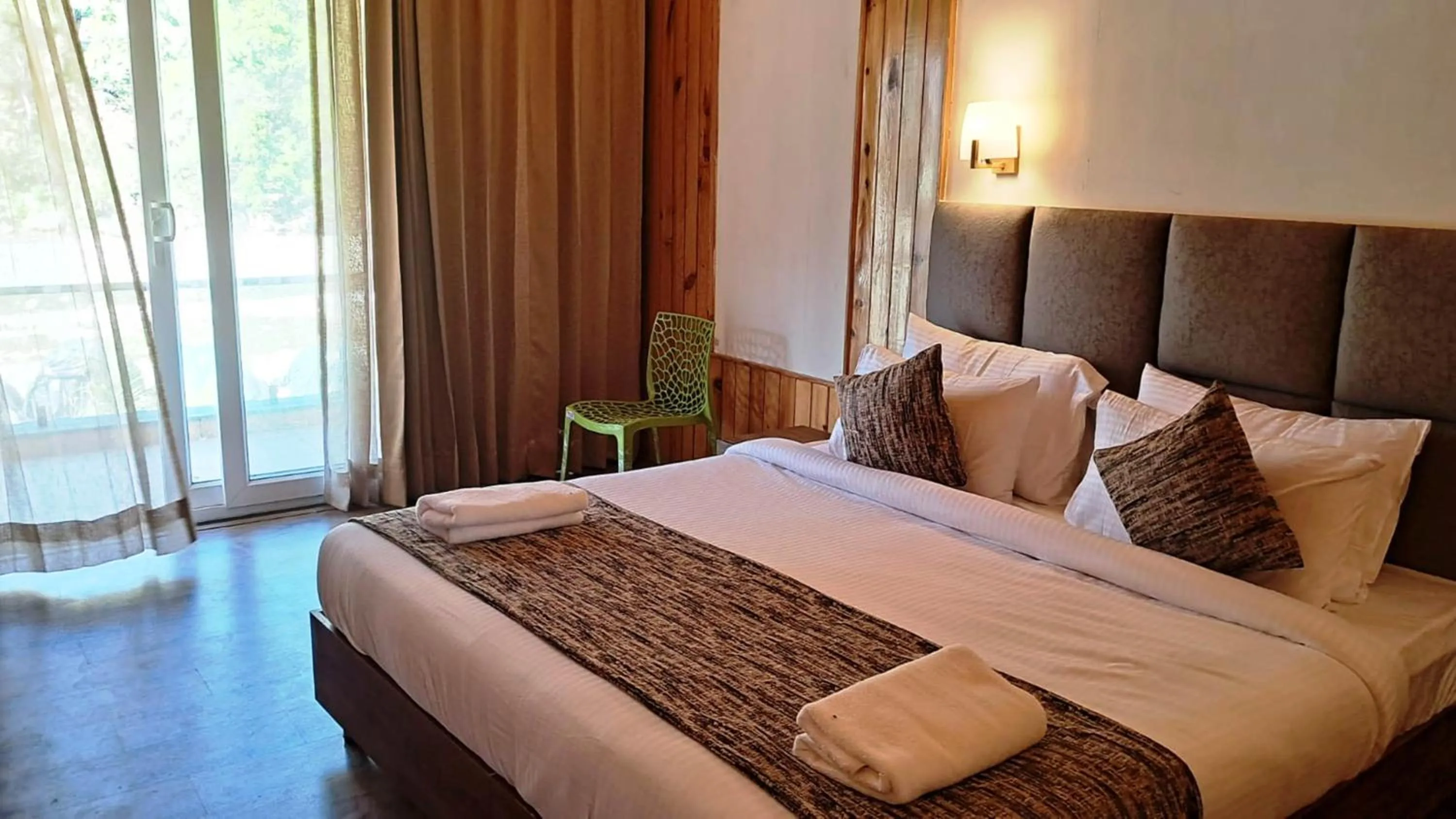 Bed in Qcent Woods Resort & Spa, Rishikesh