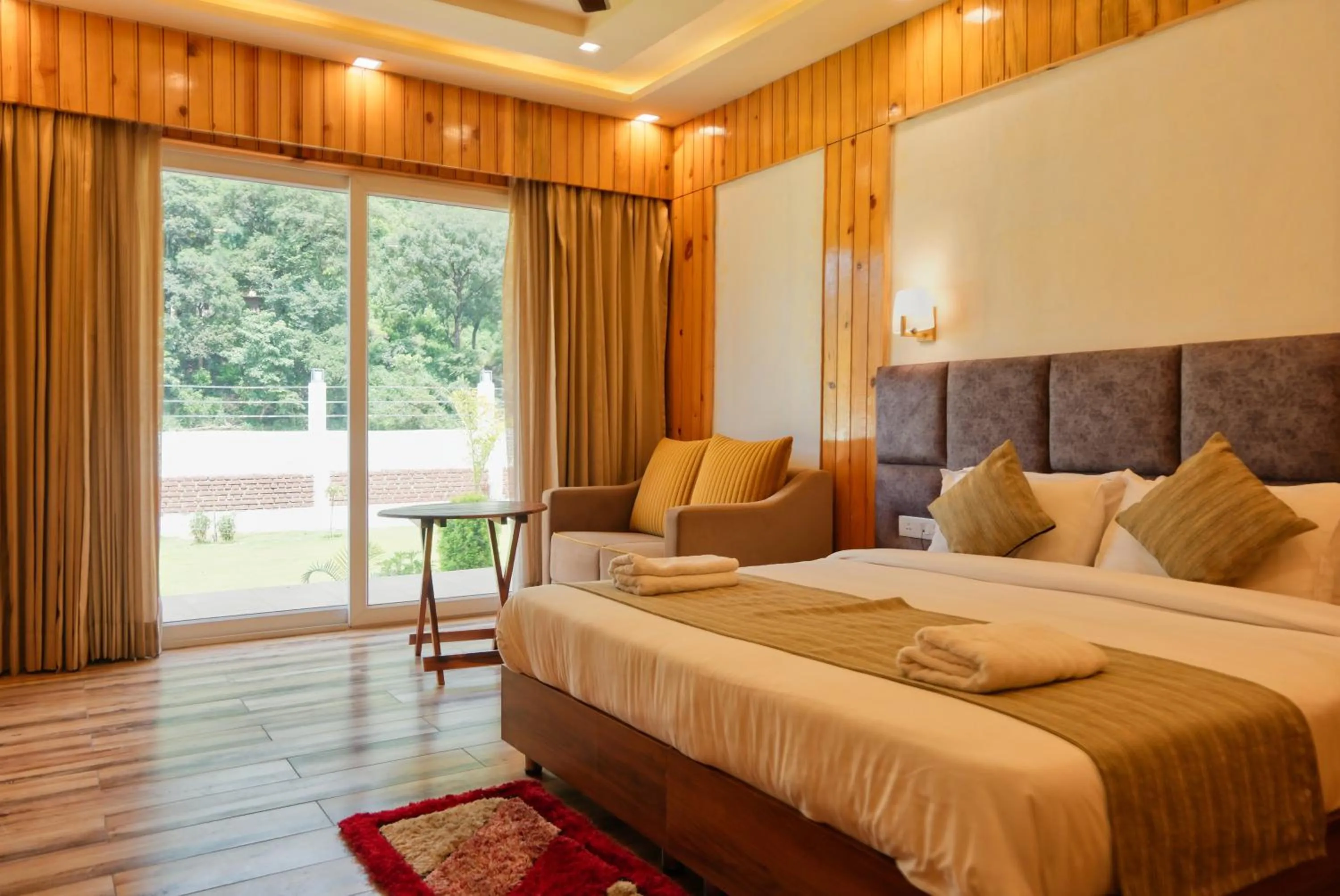 Bed in Qcent Woods Resort & Spa, Rishikesh