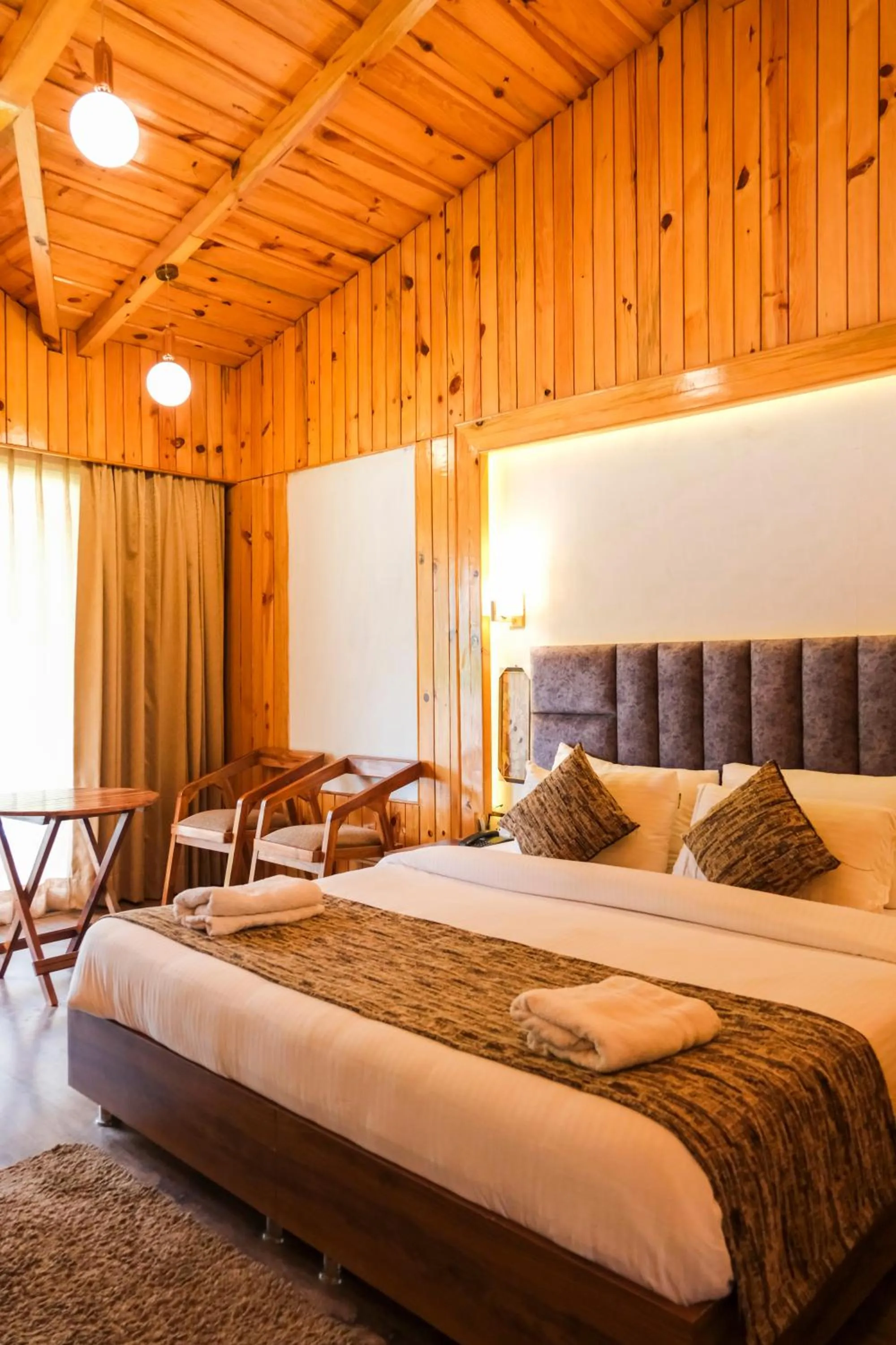 Bed in Qcent Woods Resort & Spa, Rishikesh