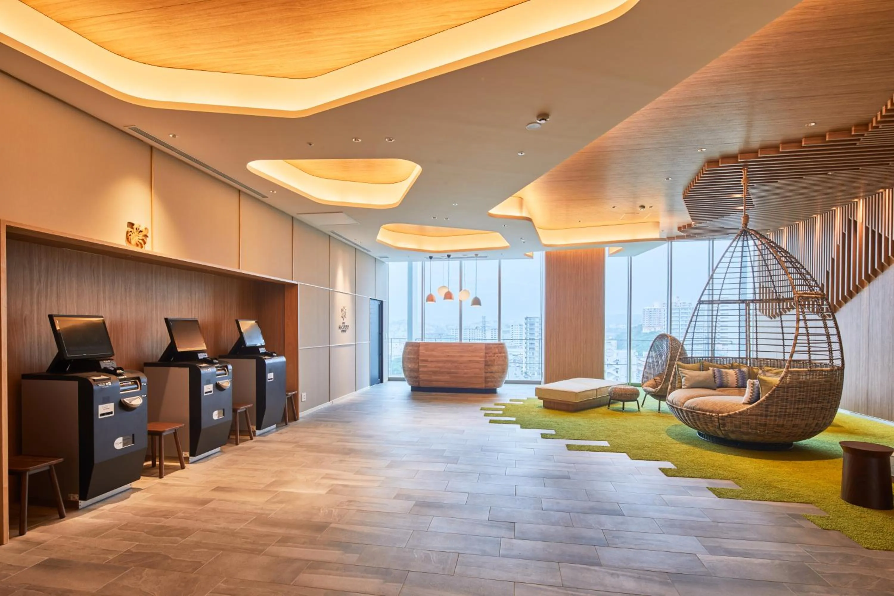 Lobby or reception in HOTEL AlaCOOJU OKINAWA