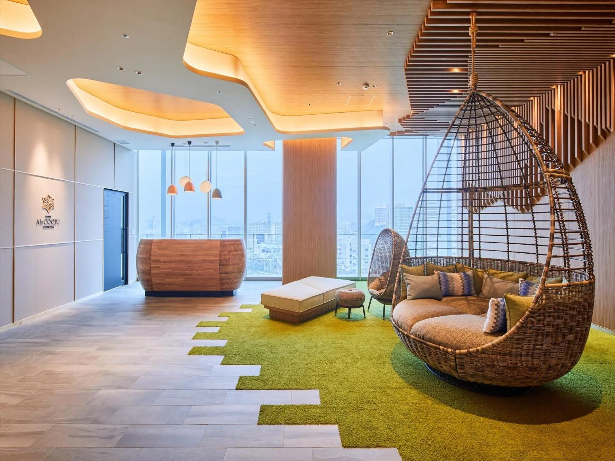Lobby or reception in HOTEL AlaCOOJU OKINAWA