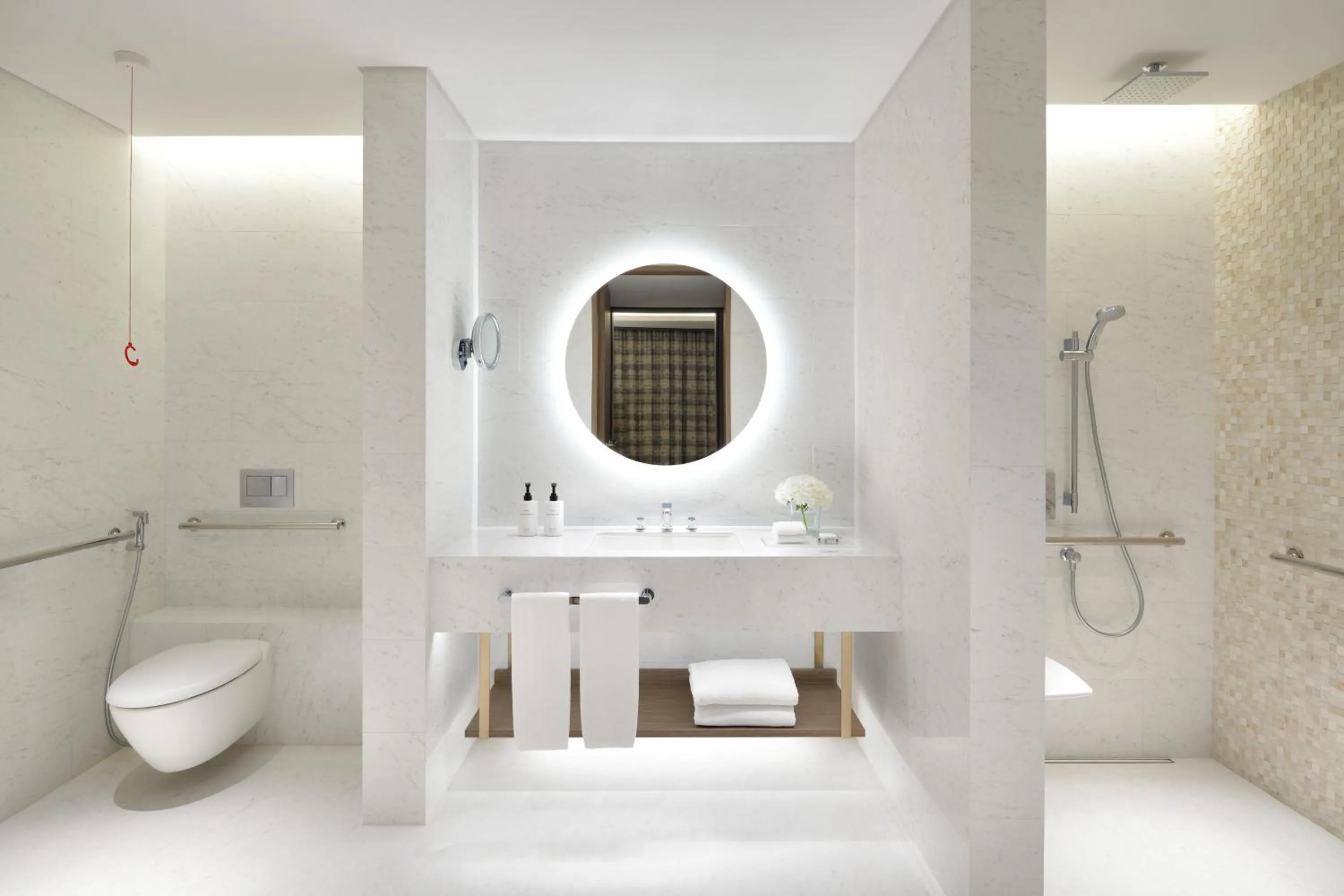 Bathroom in InterContinental Residences Abu Dhabi by IHG