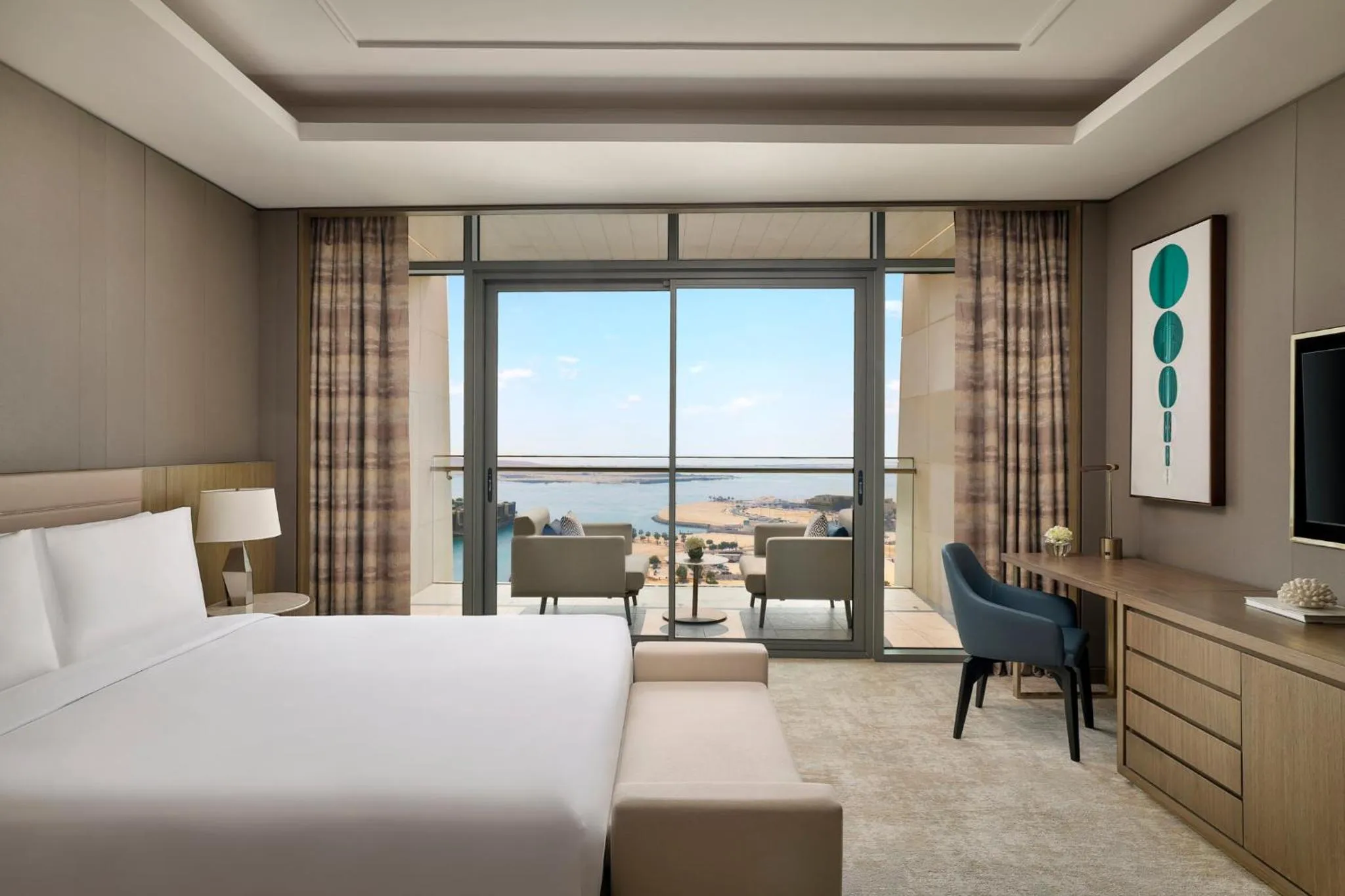 Photo of the whole room, Bed in InterContinental Residences Abu Dhabi by IHG