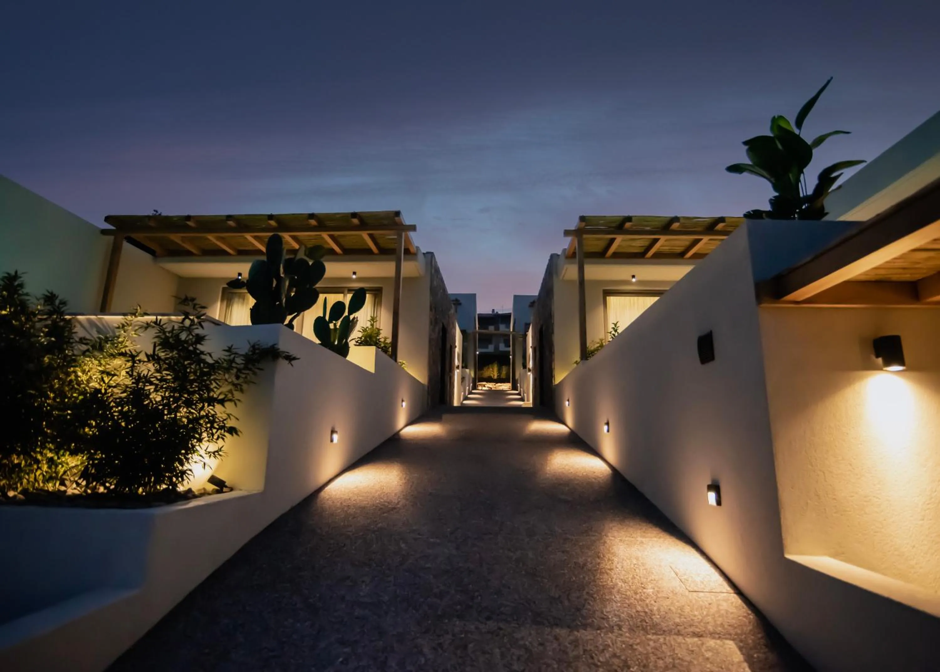 Property building in Kaktus Suites Private Pool